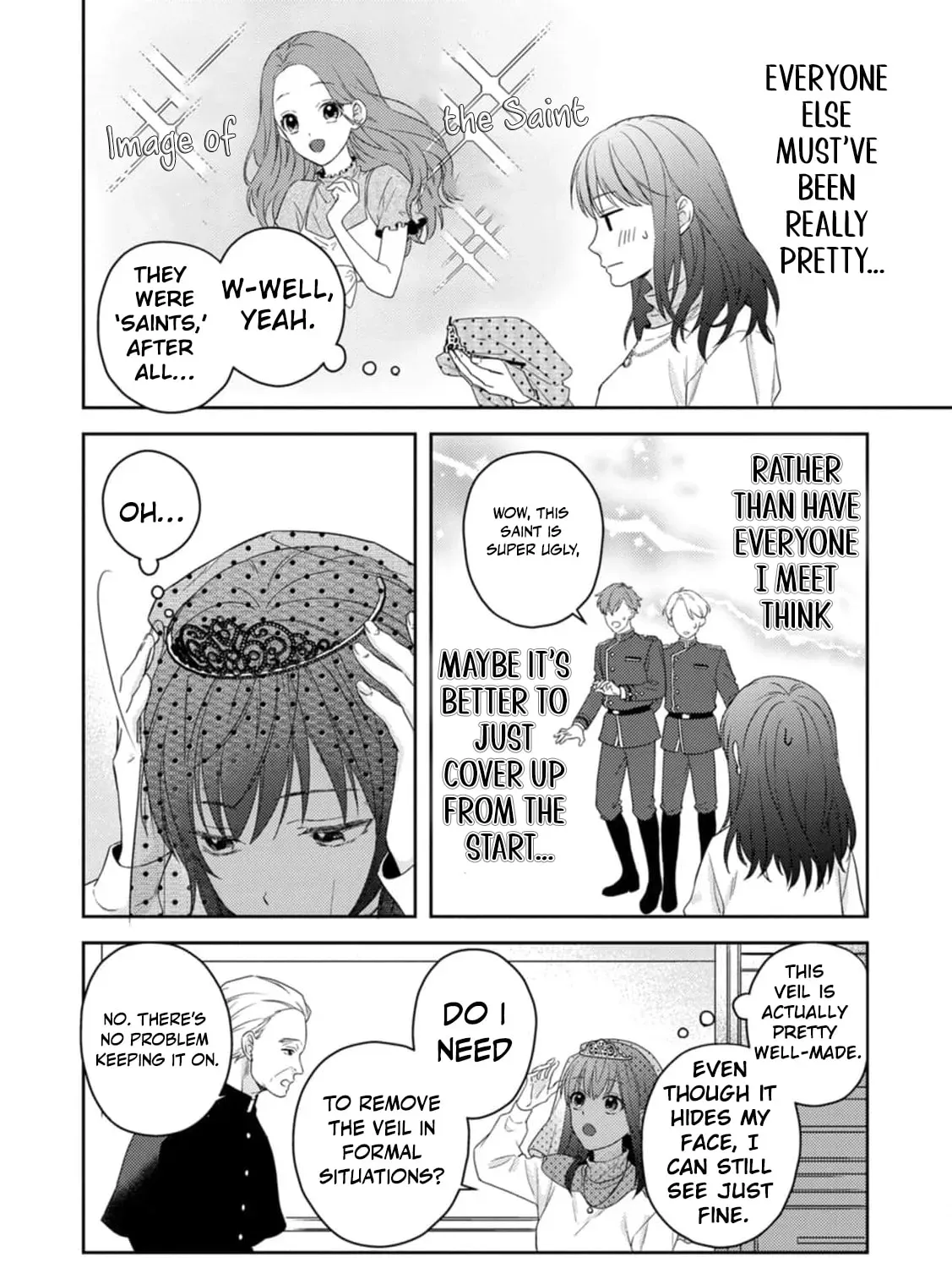 Veil no Seijo - Minikui to Gokaisareta Seijo, Ikemen Goei Kishi ni Dekiaisareru Chapter 1 page 31 - 