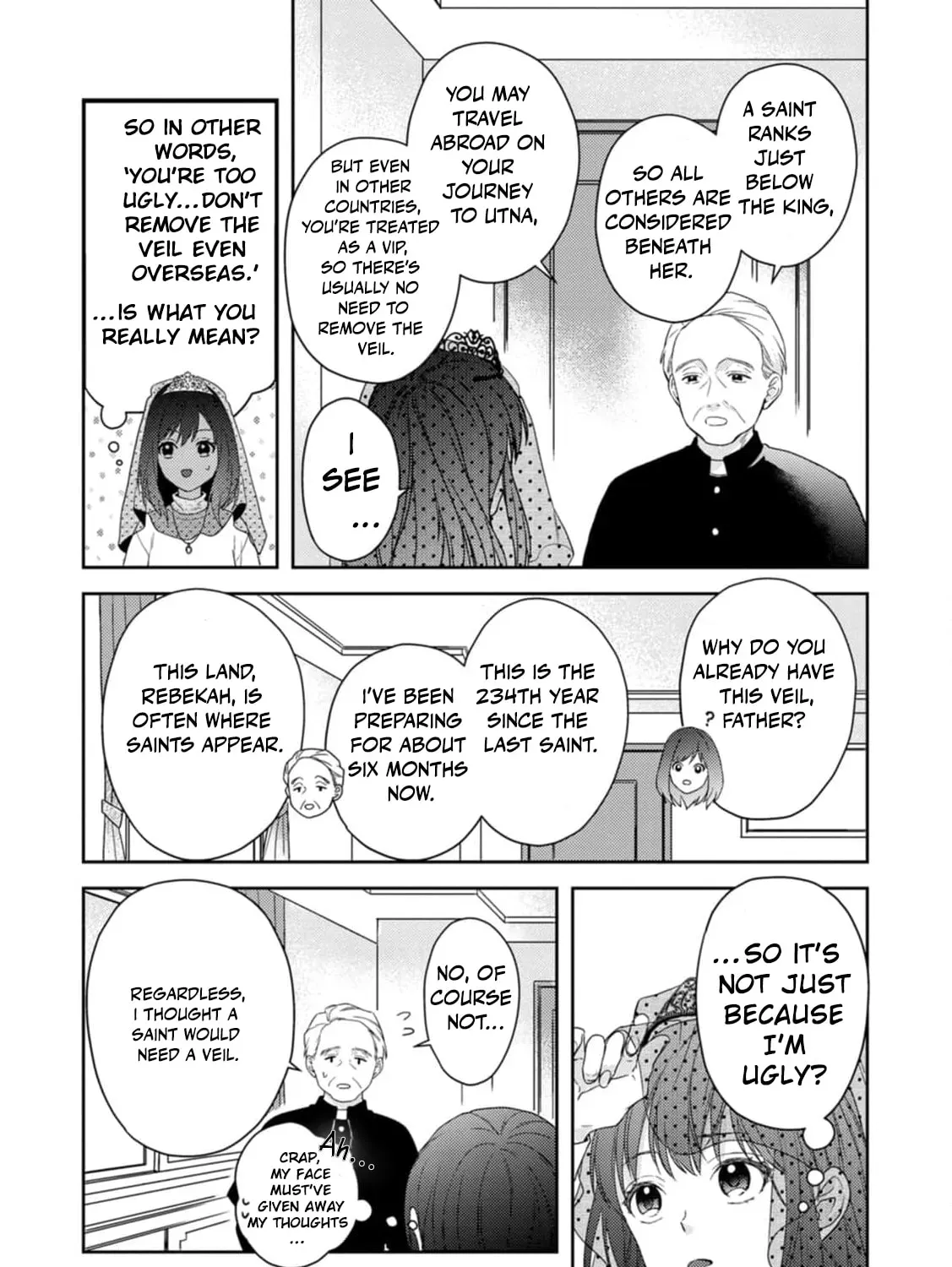 Veil no Seijo - Minikui to Gokaisareta Seijo, Ikemen Goei Kishi ni Dekiaisareru Chapter 1 page 33 - 