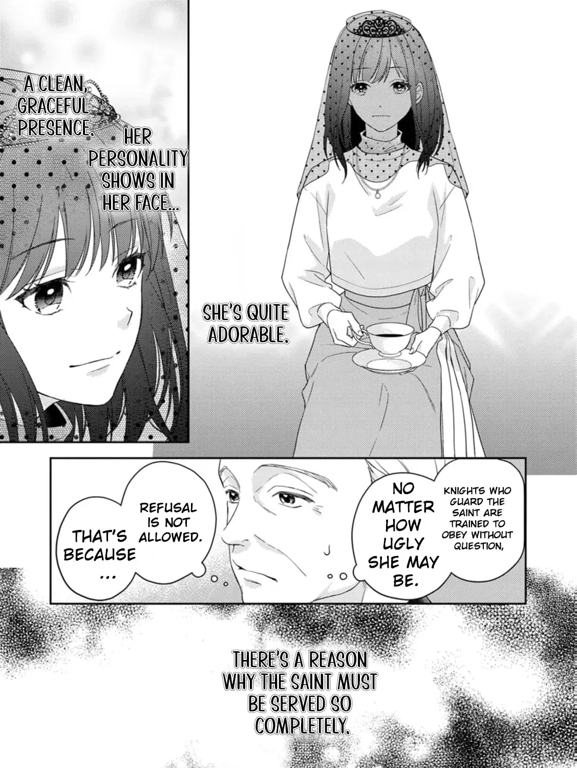 Veil no Seijo - Minikui to Gokaisareta Seijo, Ikemen Goei Kishi ni Dekiaisareru Chapter 1 page 37 - 