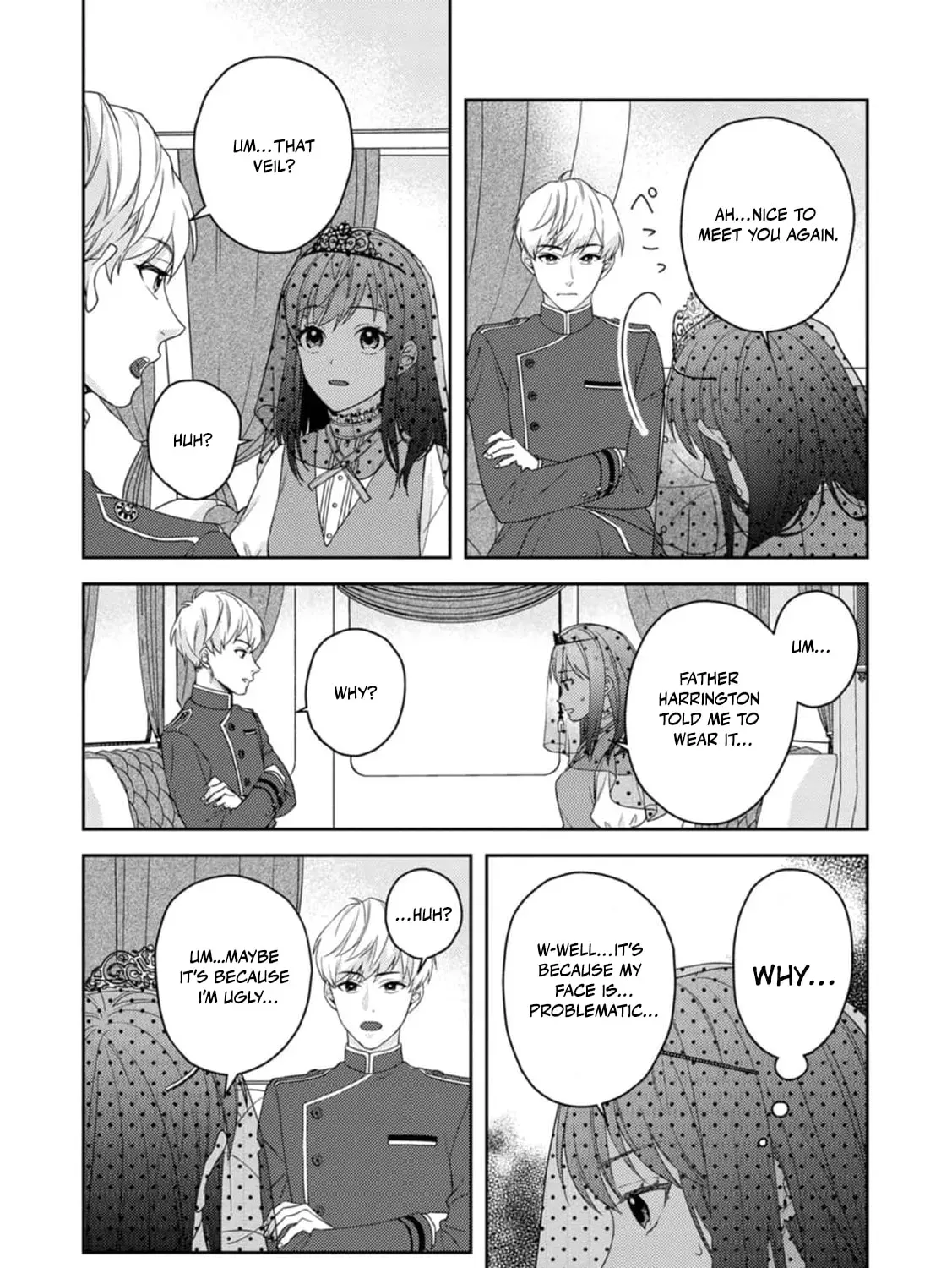Veil no Seijo - Minikui to Gokaisareta Seijo, Ikemen Goei Kishi ni Dekiaisareru Chapter 1 page 57 - 