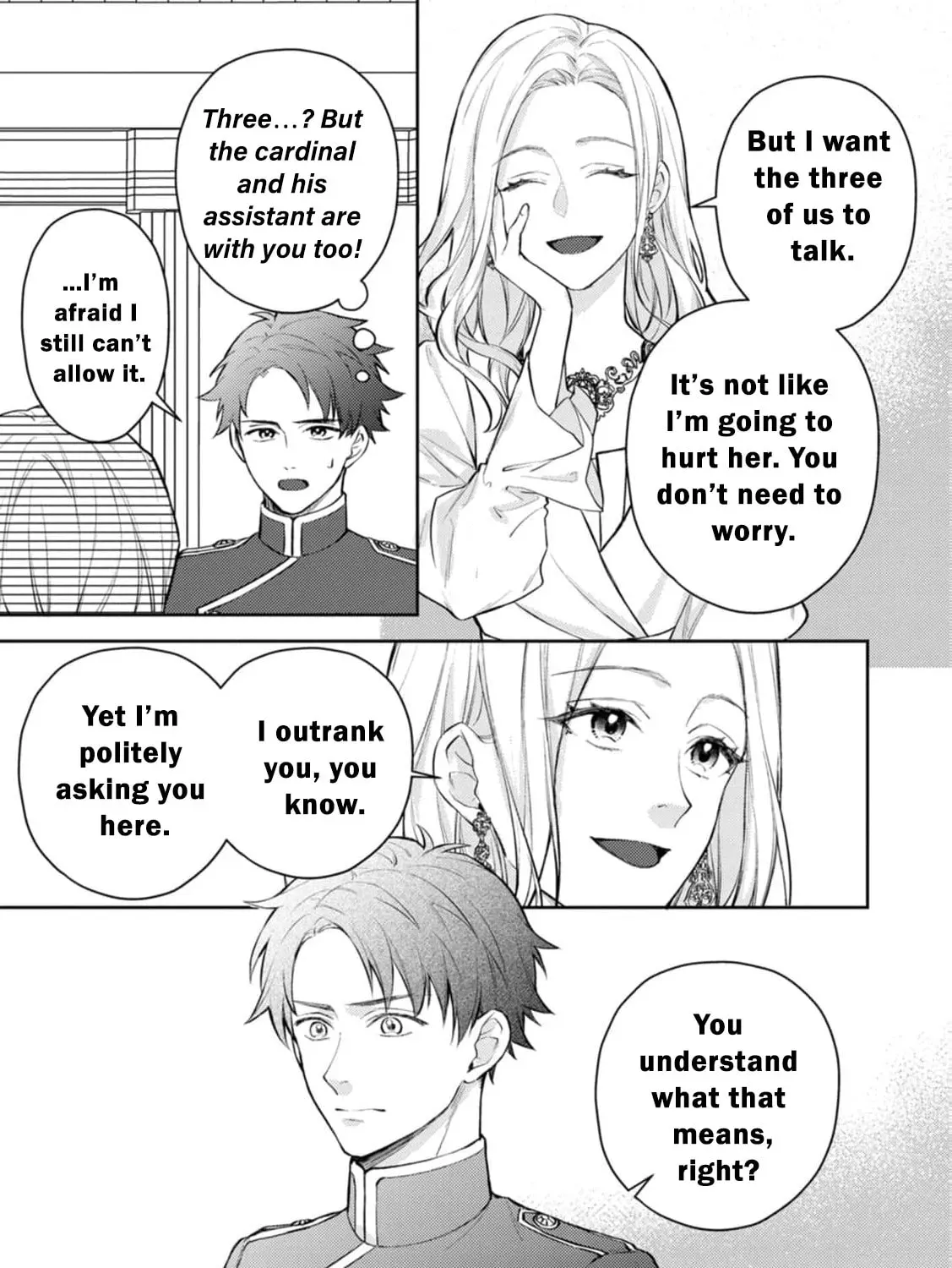 Veil no Seijo - Minikui to Gokaisareta Seijo, Ikemen Goei Kishi ni Dekiaisareru Chapter 16 page 57 - 
