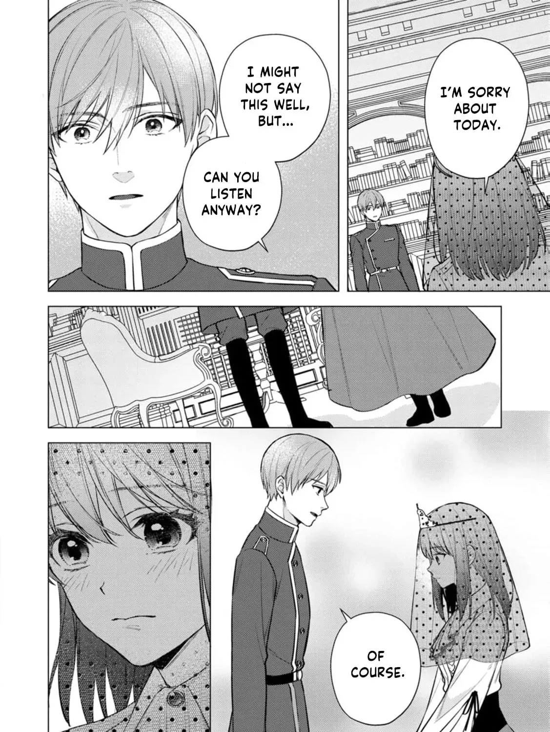 Veil no Seijo - Minikui to Gokaisareta Seijo, Ikemen Goei Kishi ni Dekiaisareru Chapter 18 page 57 - 