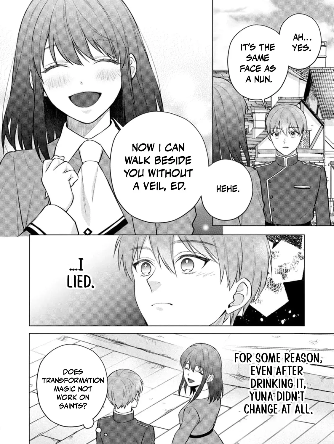 Veil no Seijo - Minikui to Gokaisareta Seijo, Ikemen Goei Kishi ni Dekiaisareru Chapter 24 page 45 - 