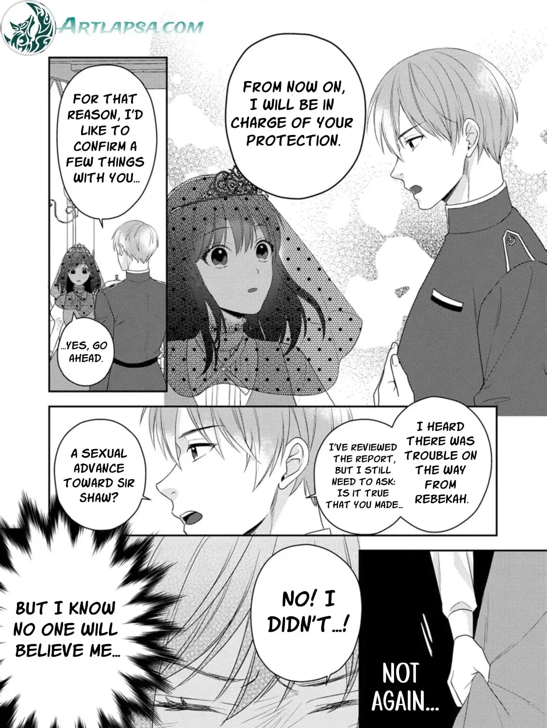 Veil no Seijo - Minikui to Gokaisareta Seijo, Ikemen Goei Kishi ni Dekiaisareru Chapter 3 page 61 - 