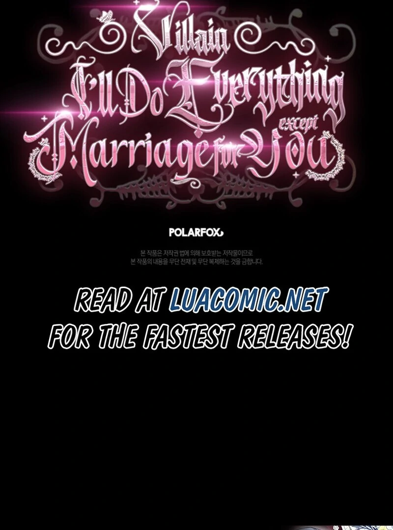 Villain, I’ll Do Everything Except Marriage for You! Chapter 42 page 106 - 