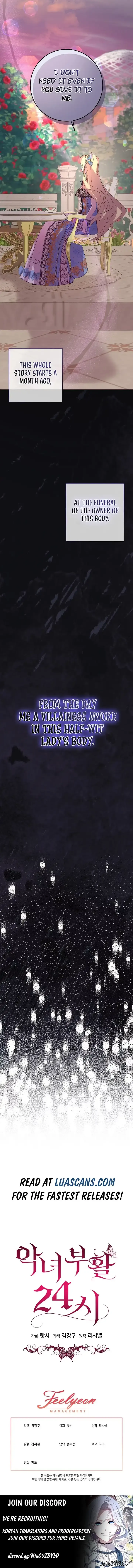 Villainess Reborn: 24 Hours Chapter 1 page 14 - 