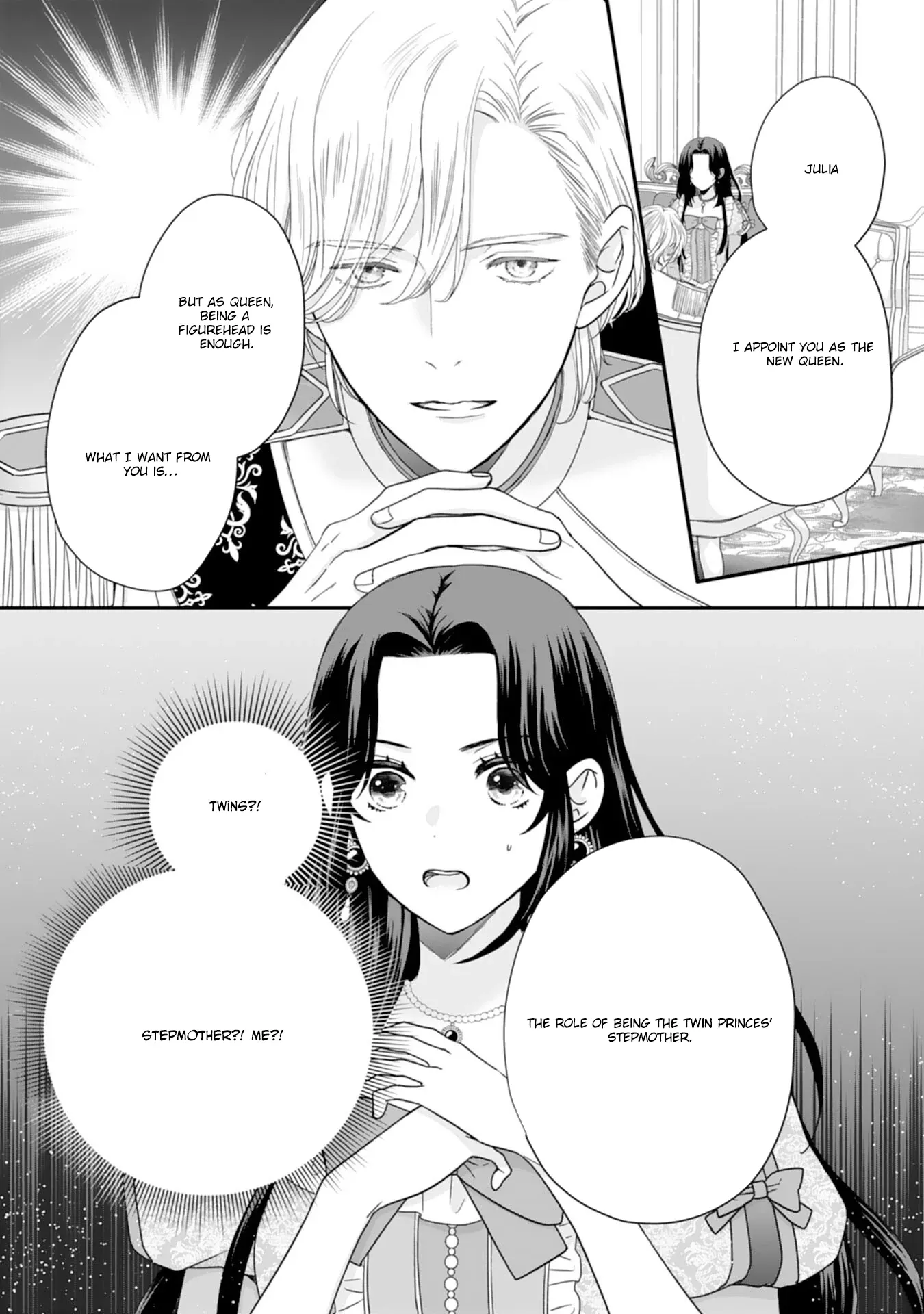 Villainess Stepmother of Twin Princes Who Just Loves Her Cute Boys. Chapter 1 page 2 - 