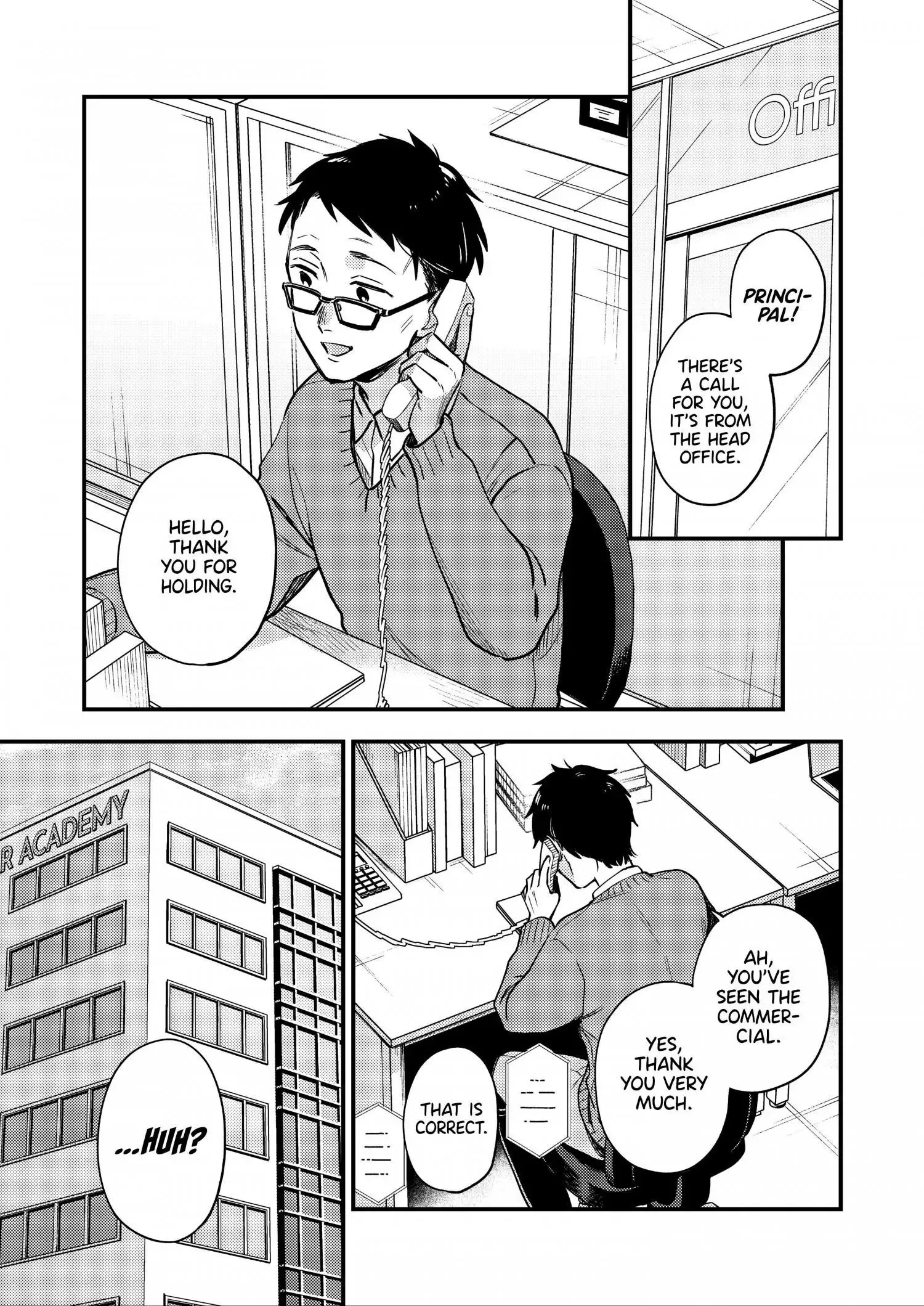 Voice First, Face Second, Hollyhock Chapter 2 page 1 - 