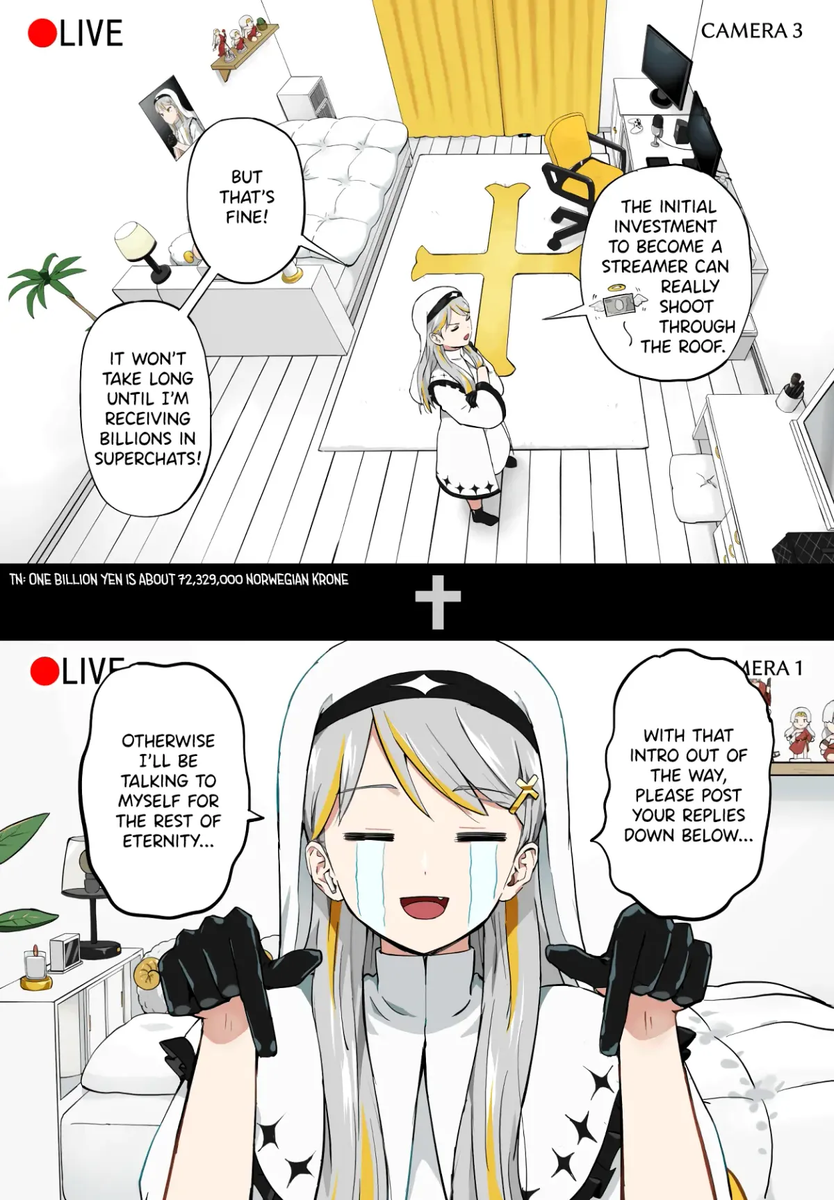 Vtuber Savior ✟ Messiah-chan Chapter 1 page 4 - 