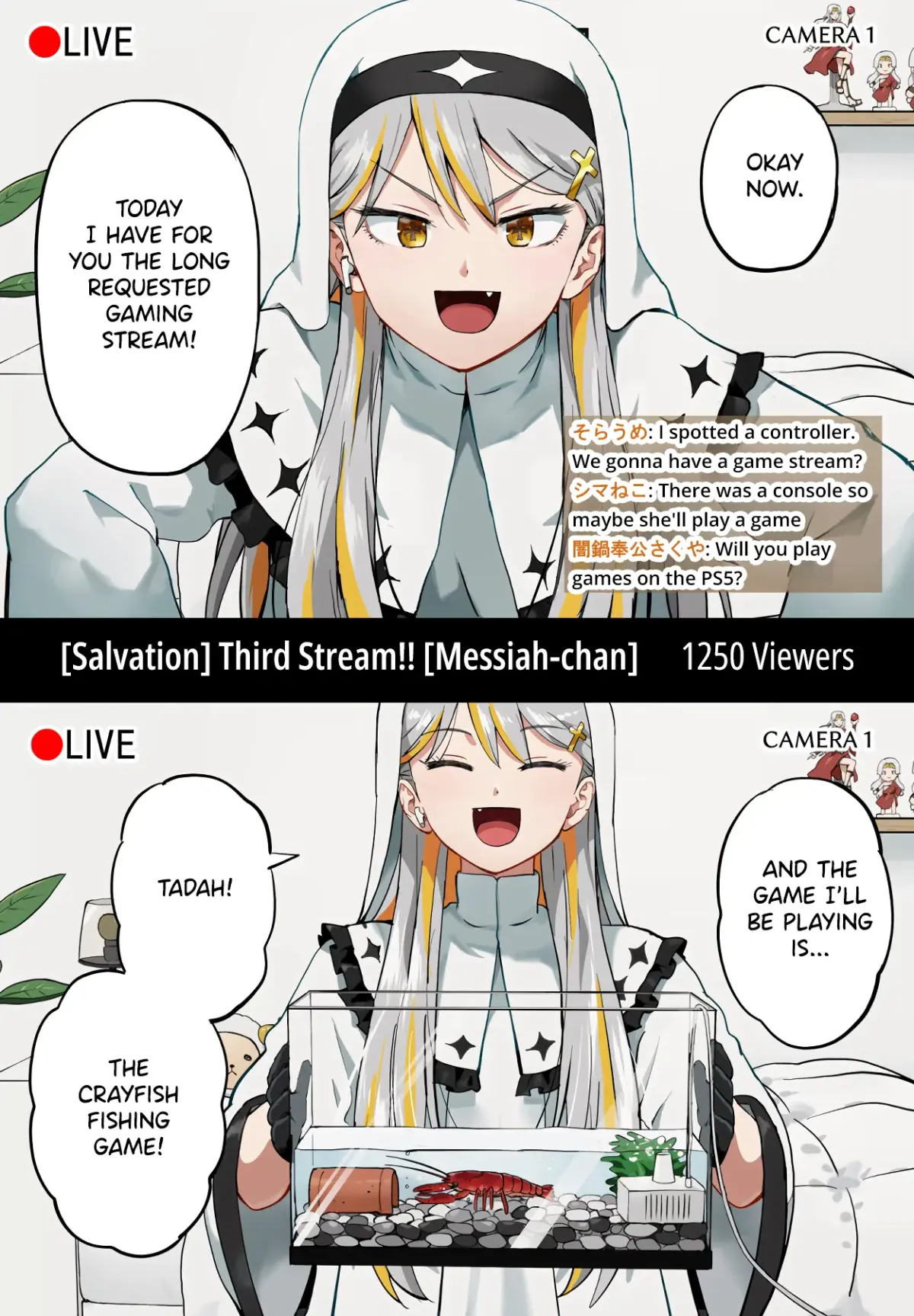 Vtuber Savior ✟ Messiah-chan Chapter 14 page 1 - 