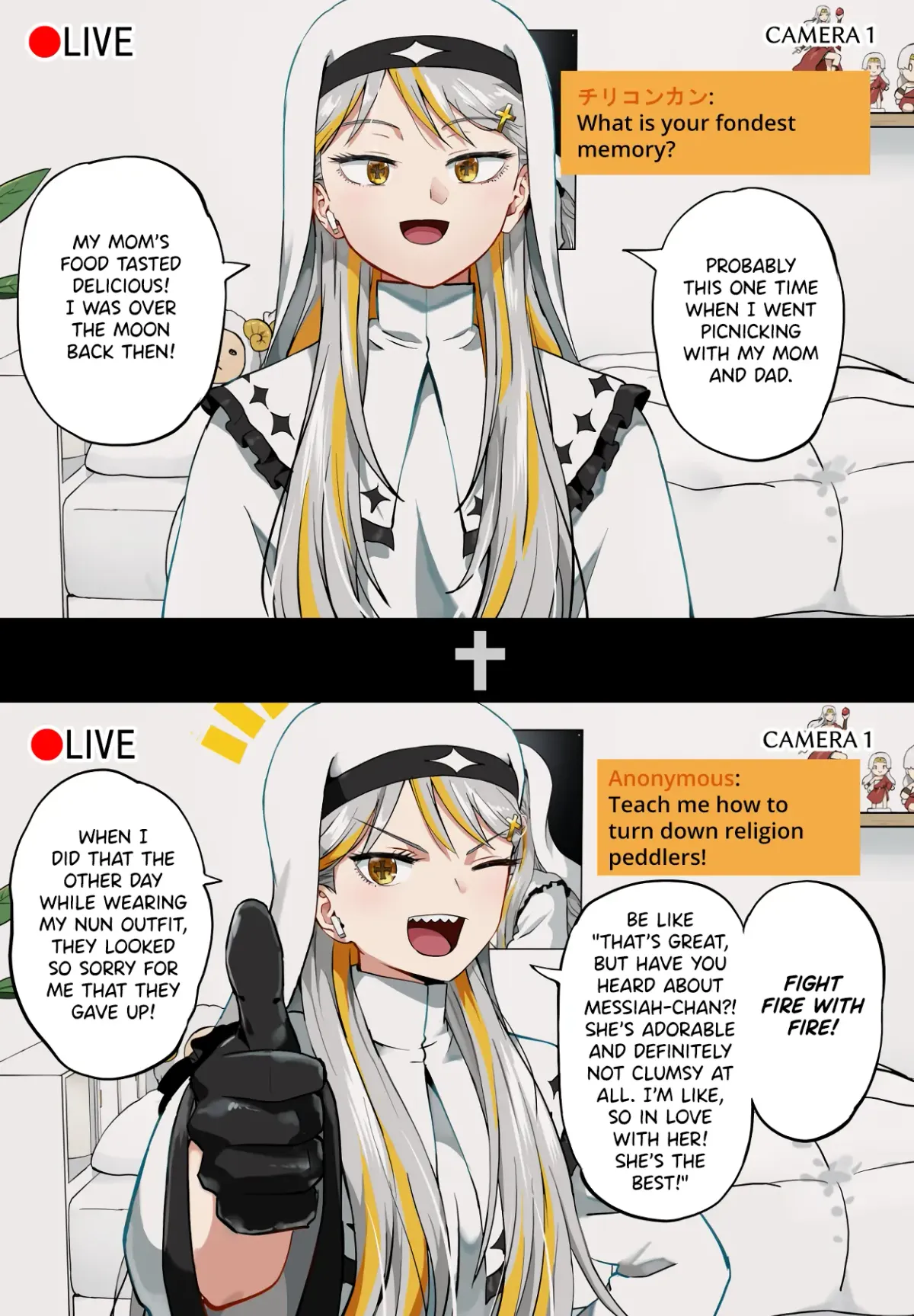 Vtuber Savior ✟ Messiah-chan Chapter 19 page 3 - 