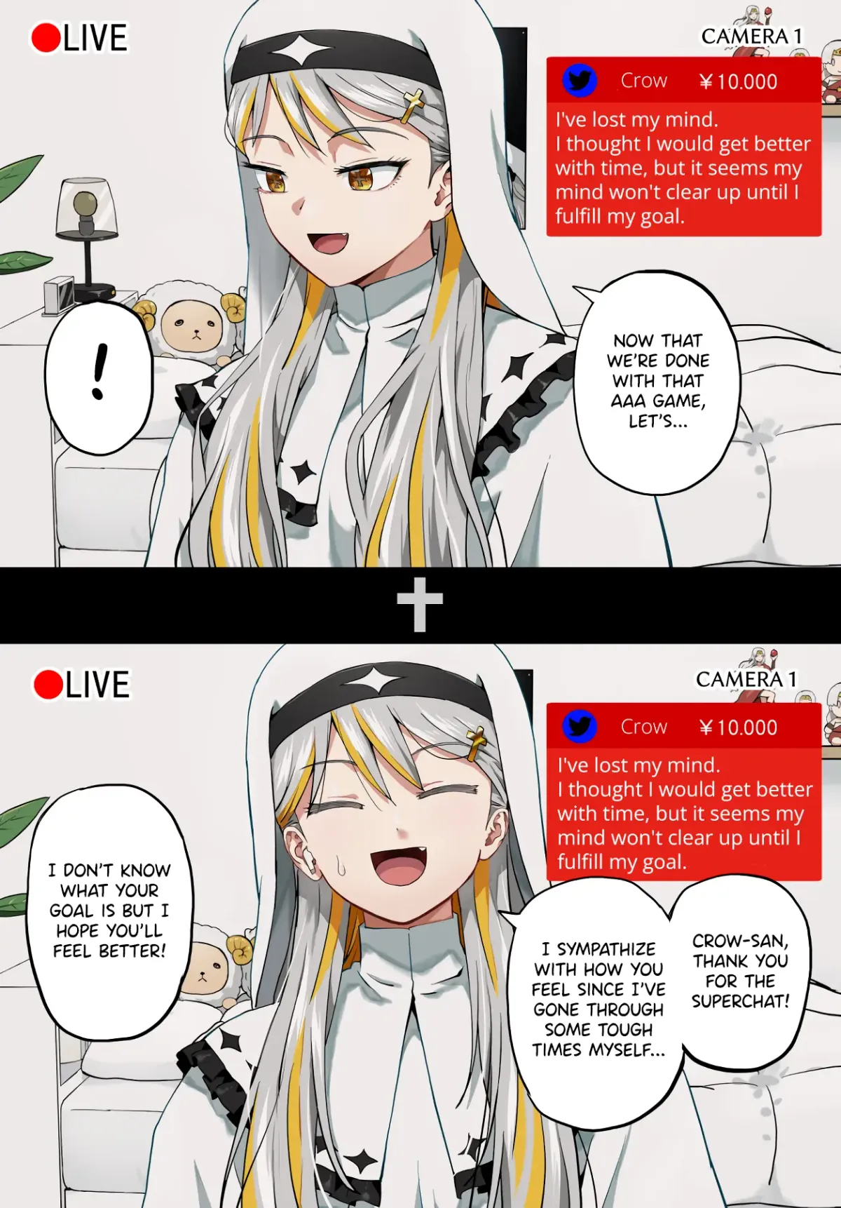 Vtuber Savior ✟ Messiah-chan Chapter 21 page 4 - 
