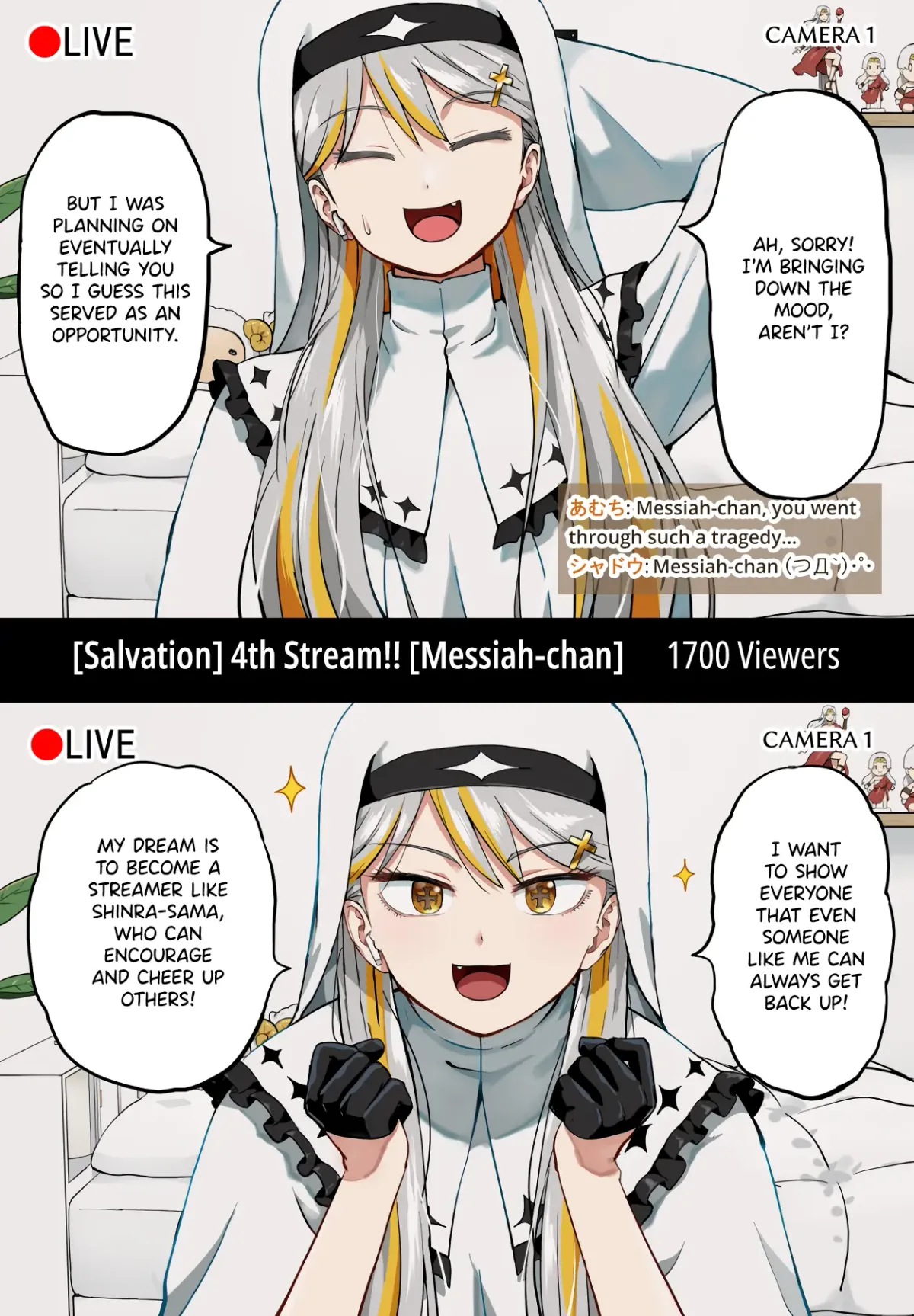 Vtuber Savior ✟ Messiah-chan Chapter 23 page 1 - 