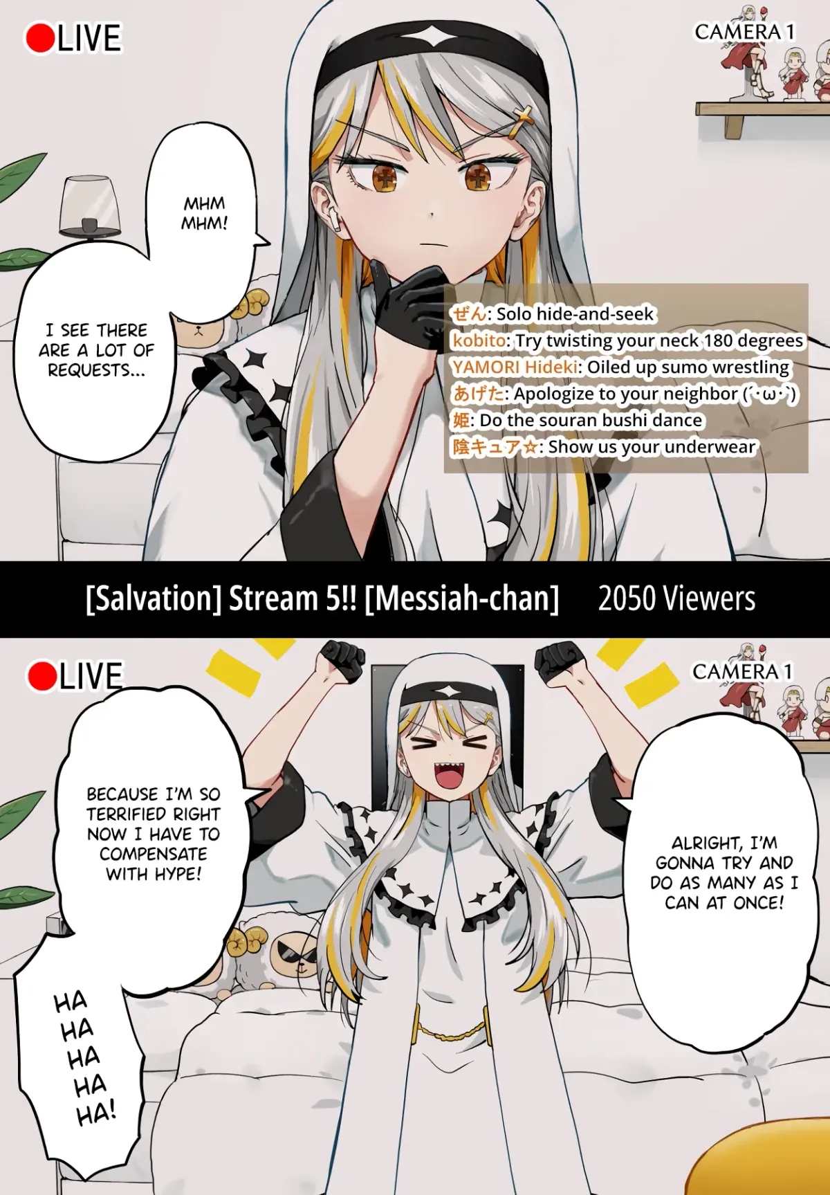 Vtuber Savior ✟ Messiah-chan Chapter 29 page 1 - 