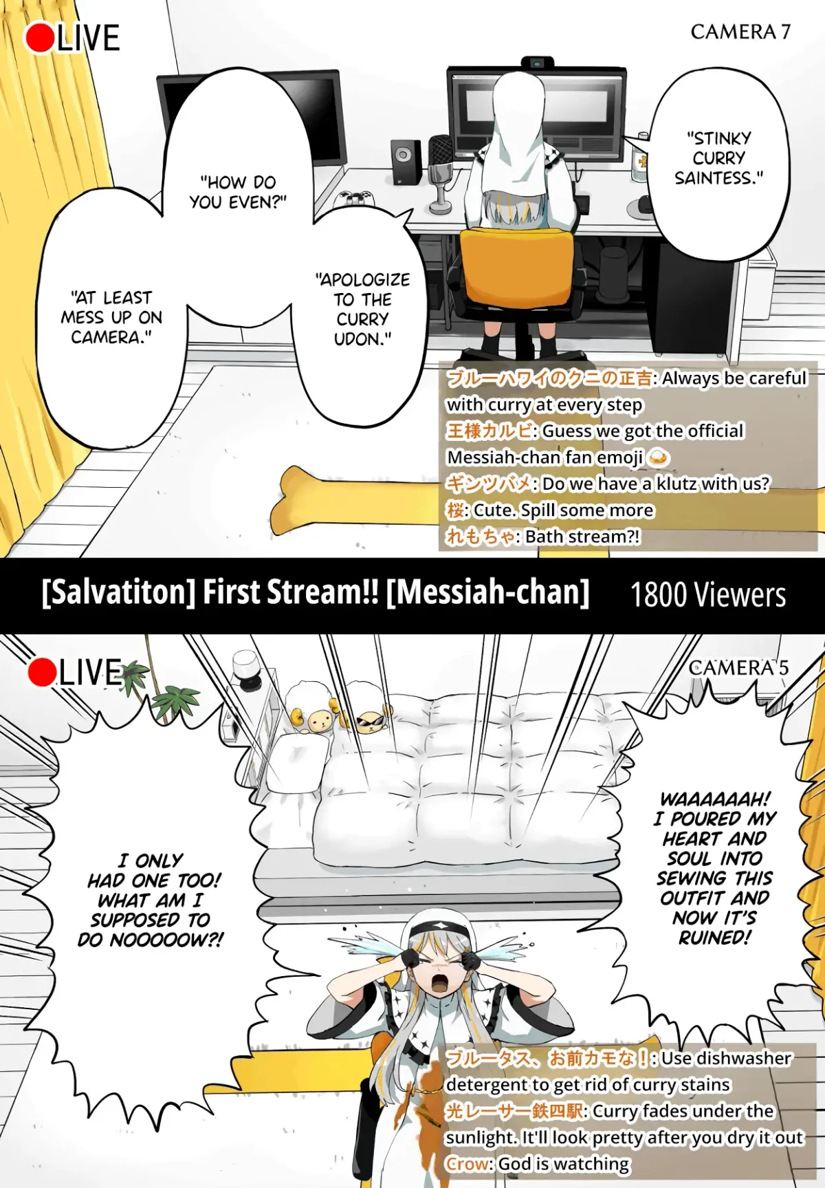 Vtuber Savior ✟ Messiah-chan Chapter 3 page 1 - 