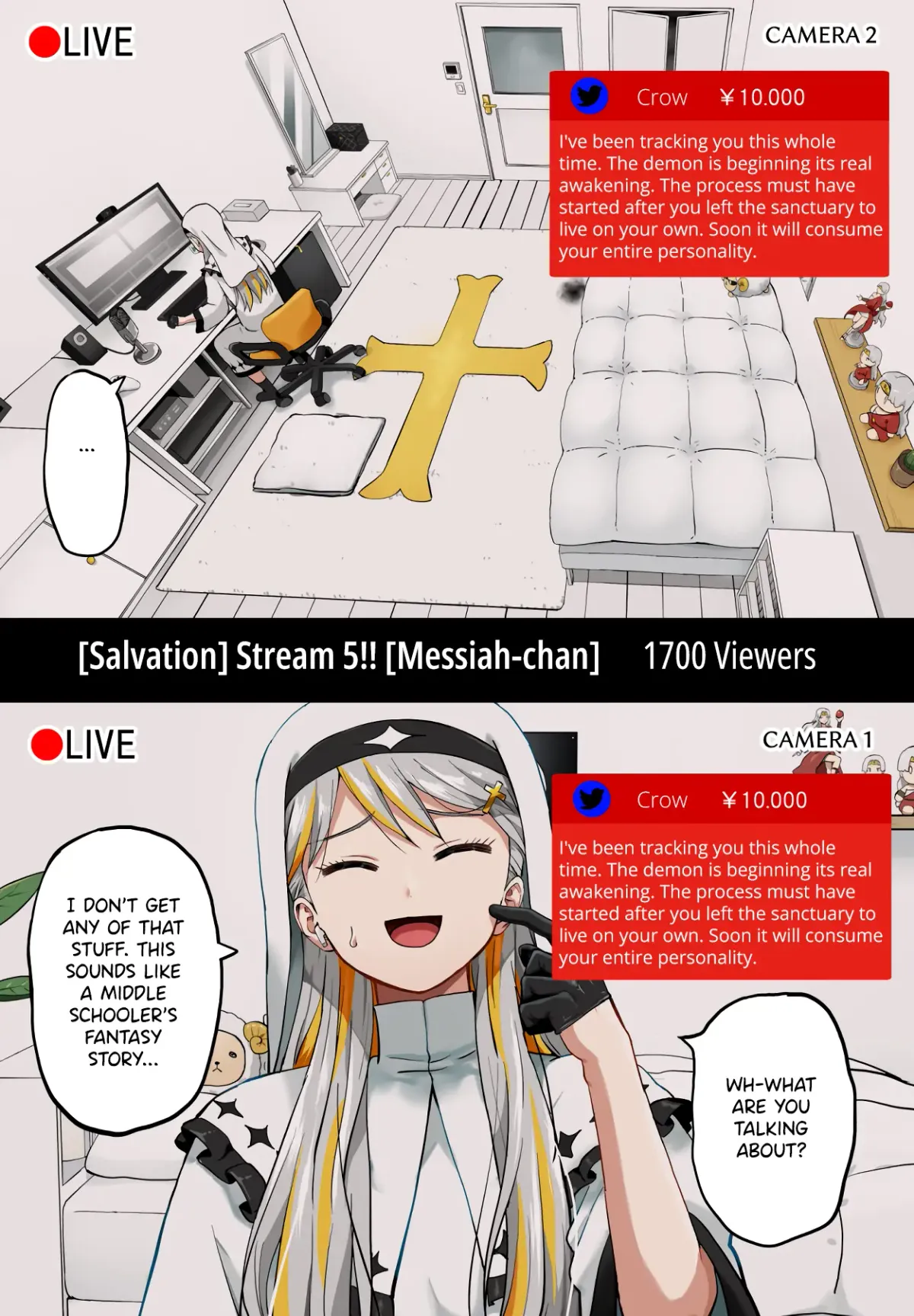 Vtuber Savior ✟ Messiah-chan Chapter 31 page 1 - 
