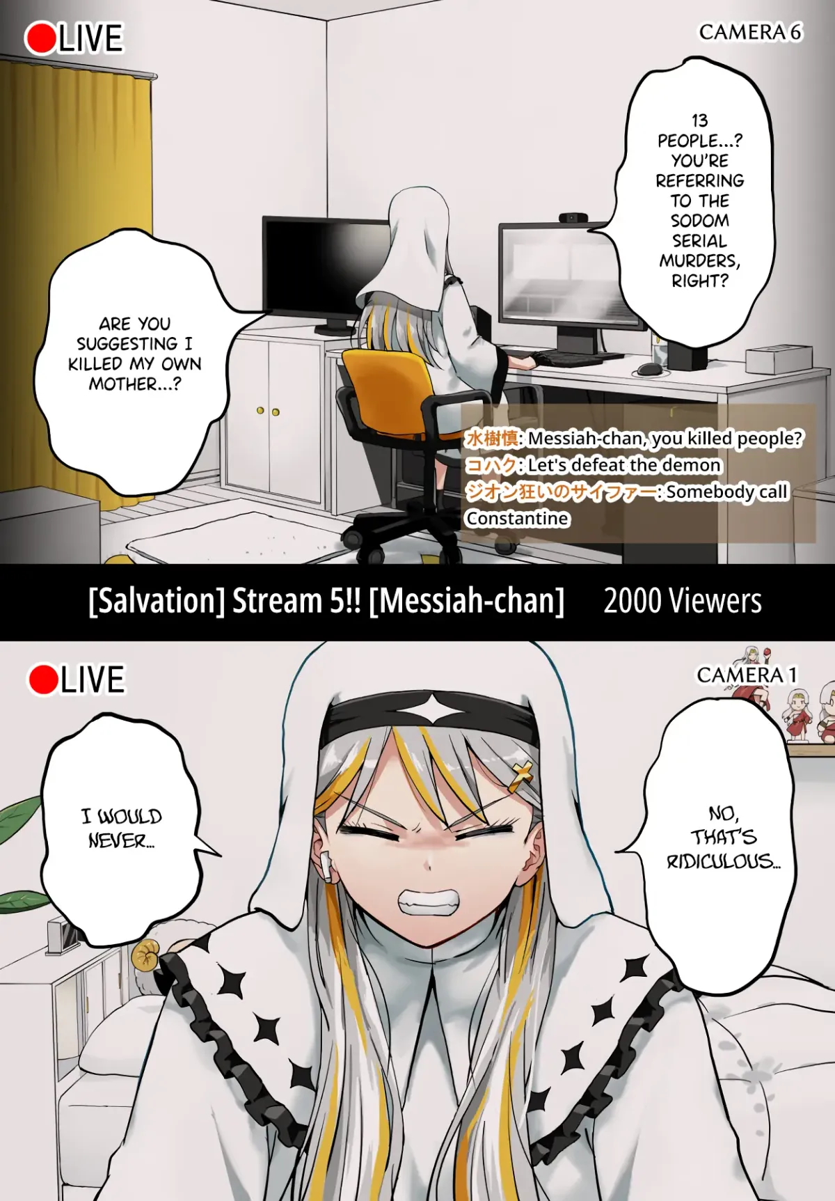 Vtuber Savior ✟ Messiah-chan Chapter 32 page 1 - 