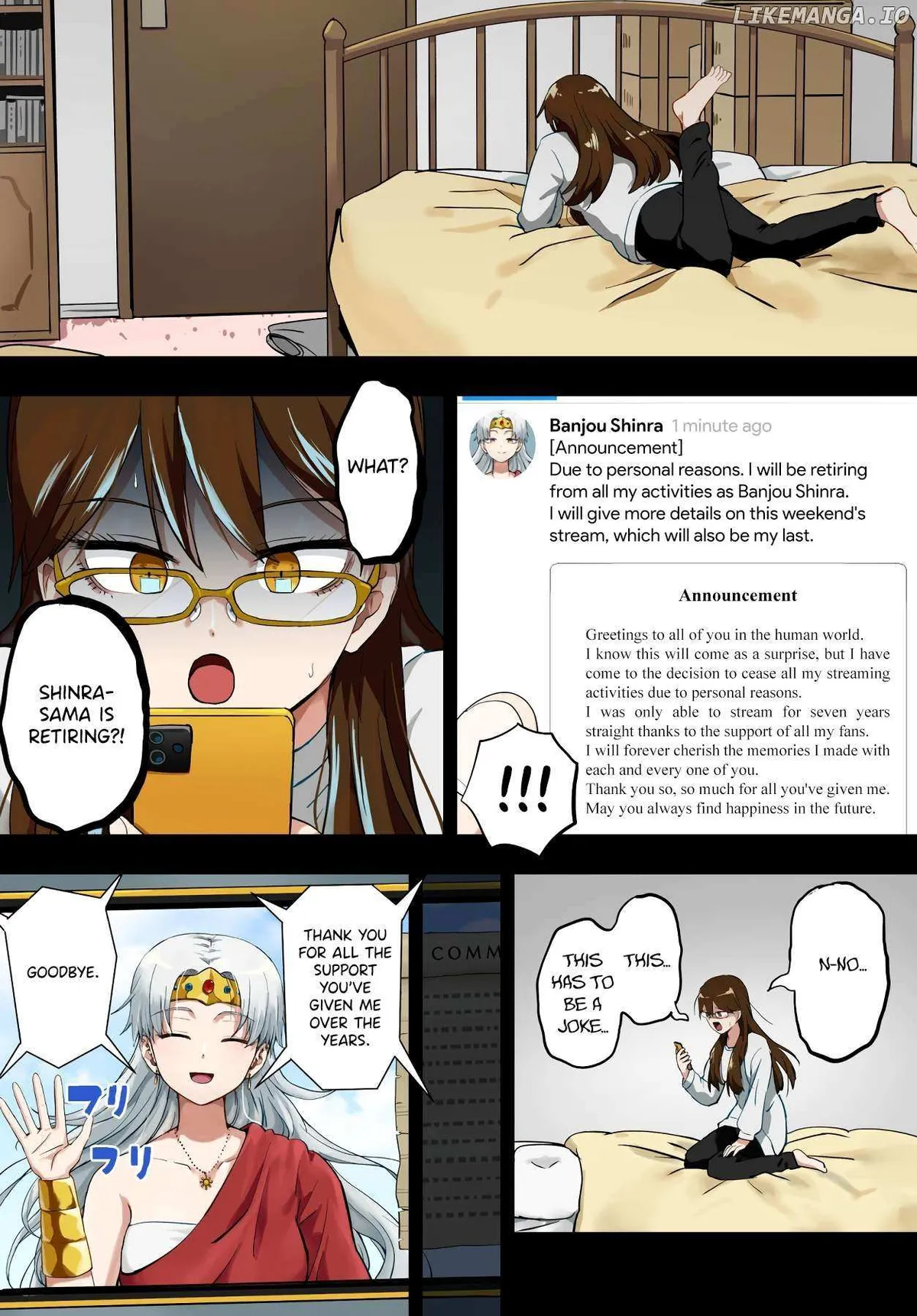 Vtuber Savior ✟ Messiah-chan Chapter 45 page 1 - 