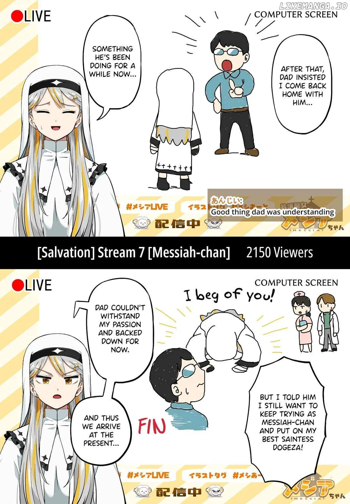 Vtuber Savior ✟ Messiah-chan Chapter 50 page 1 - 