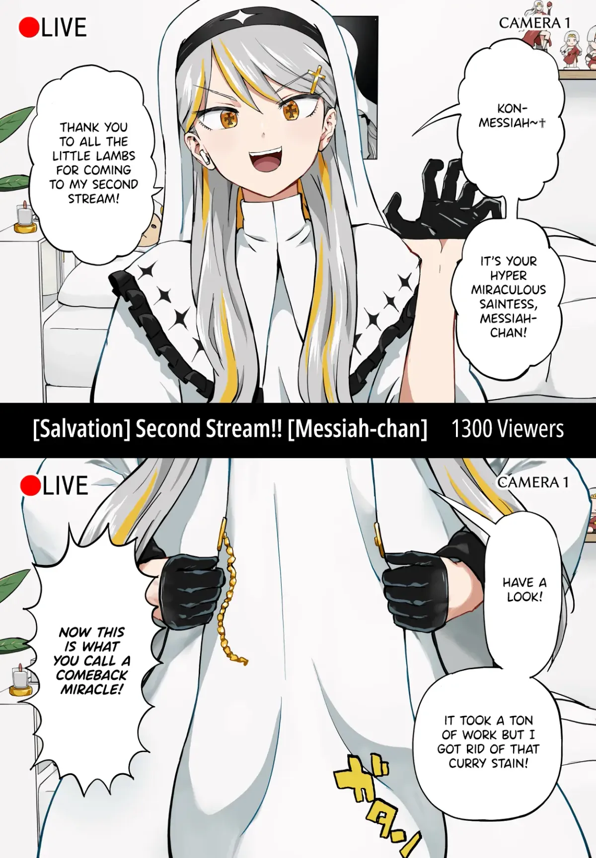 Vtuber Savior ✟ Messiah-chan Chapter 6 page 1 - 