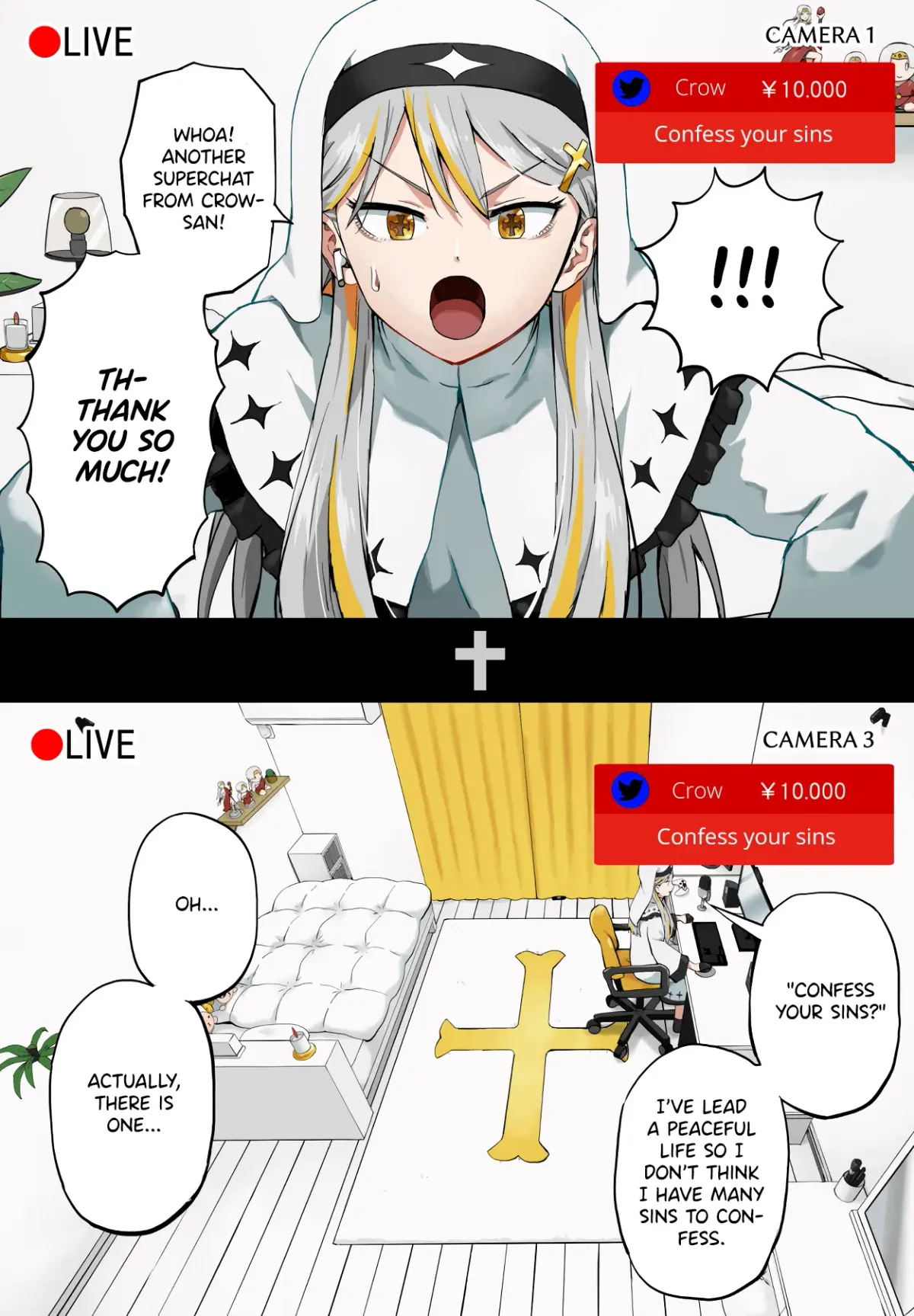 Vtuber Savior ✟ Messiah-chan Chapter 7 page 3 - 