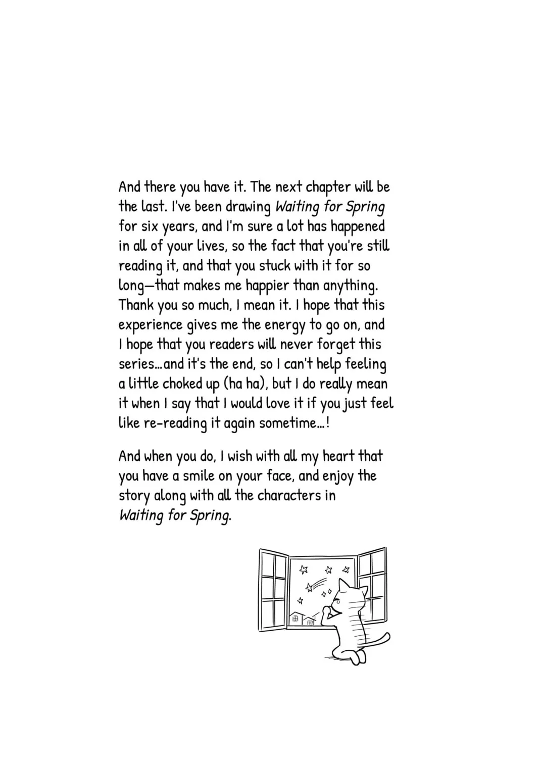 Waiting for Spring Chapter 56.4 page 33 - 