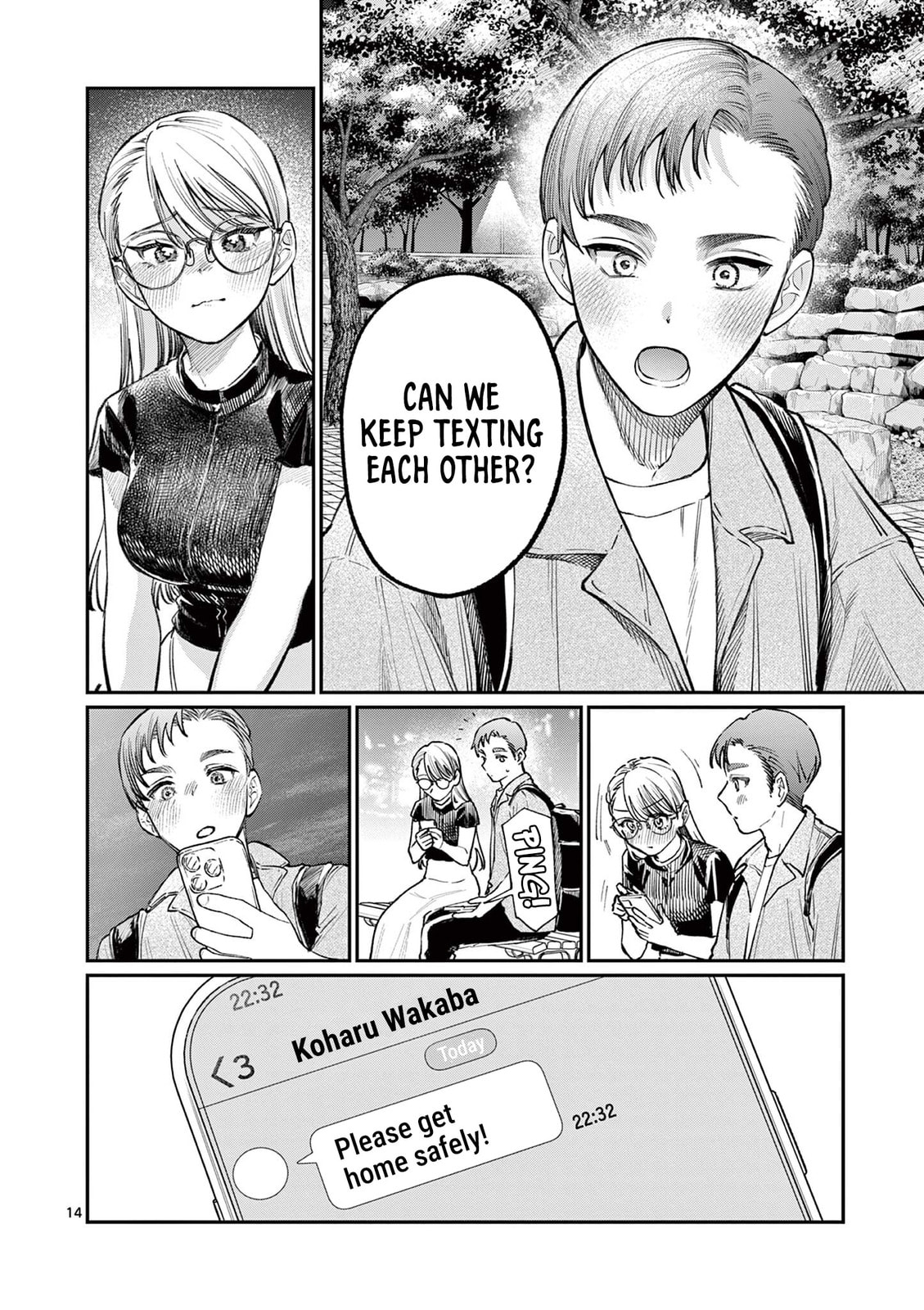 Wakaba San Chi no Aoi Koi Chapter 34 page 14 - 