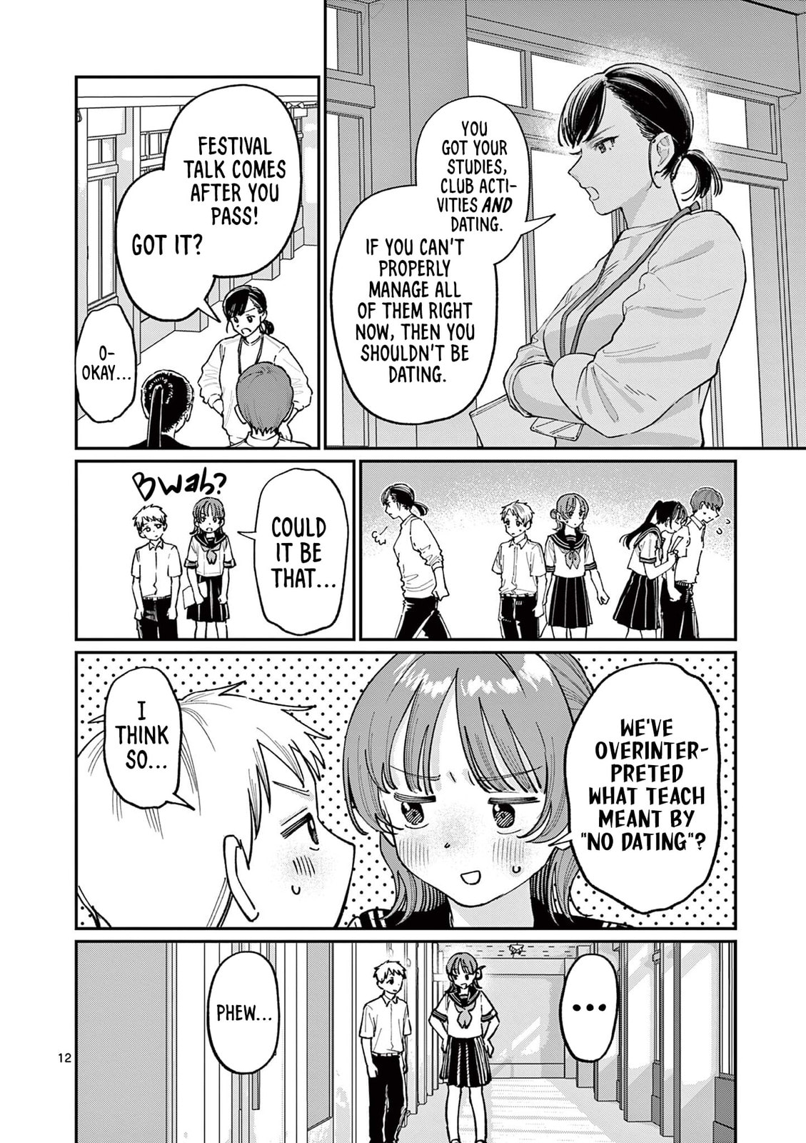Wakaba San Chi no Aoi Koi Chapter 37 page 12 - 
