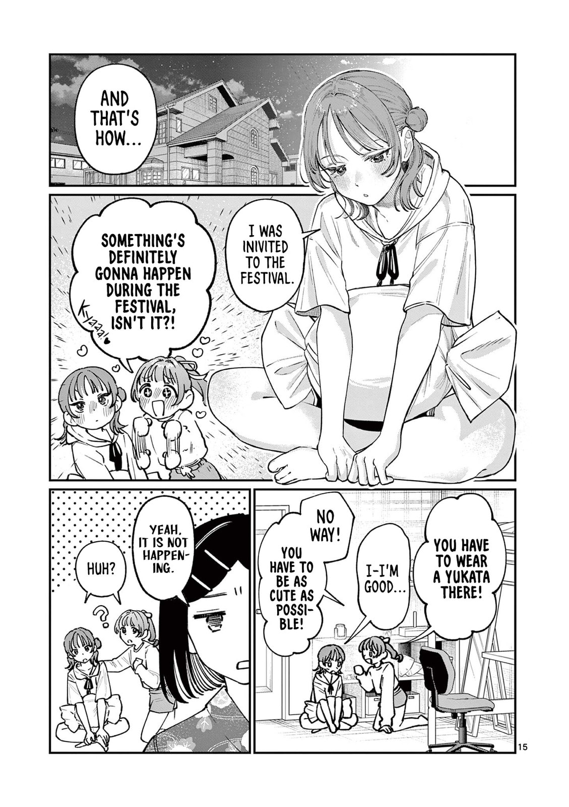 Wakaba San Chi no Aoi Koi Chapter 37 page 15 - 