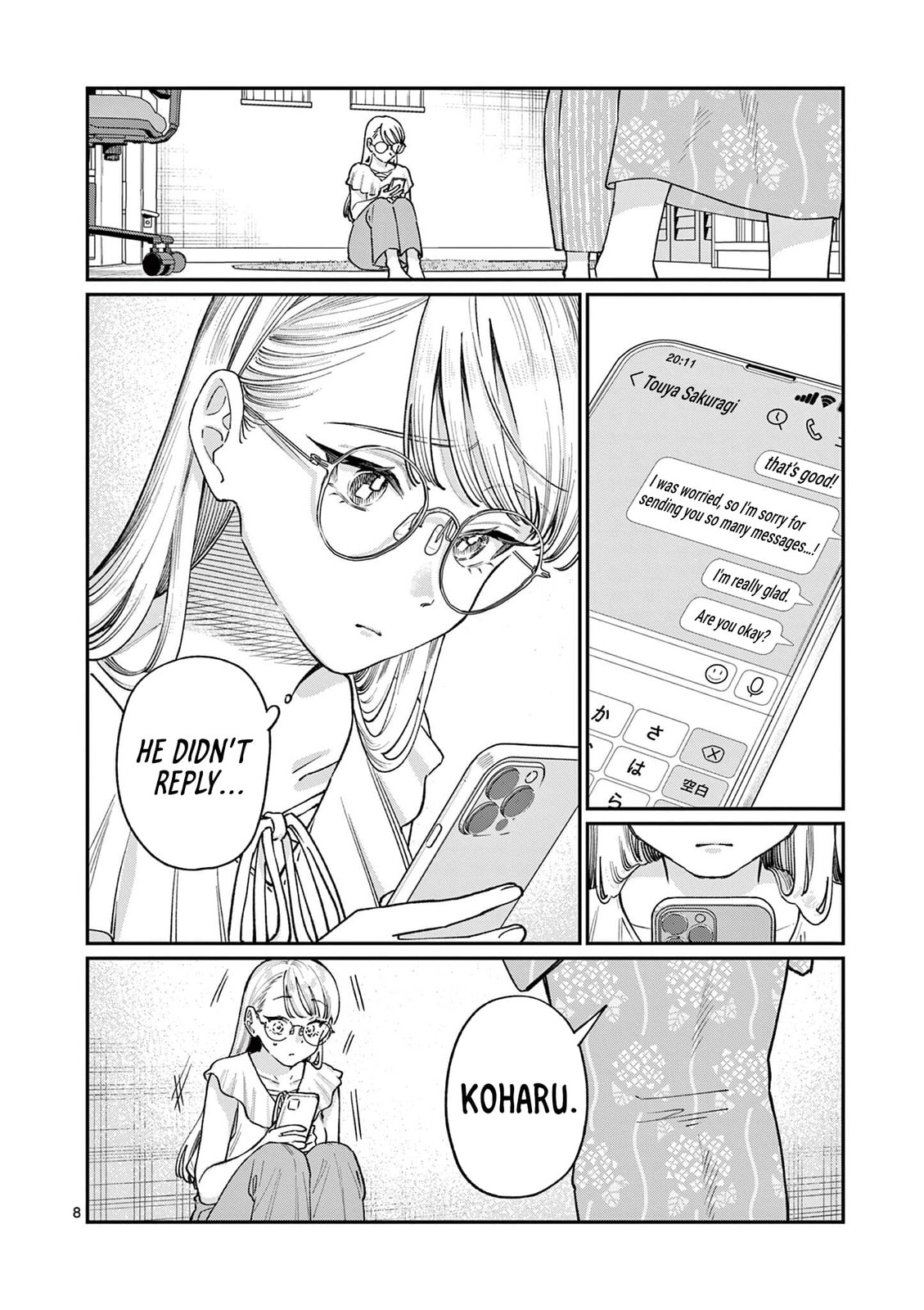 Wakaba San Chi no Aoi Koi Chapter 38 page 8 - 