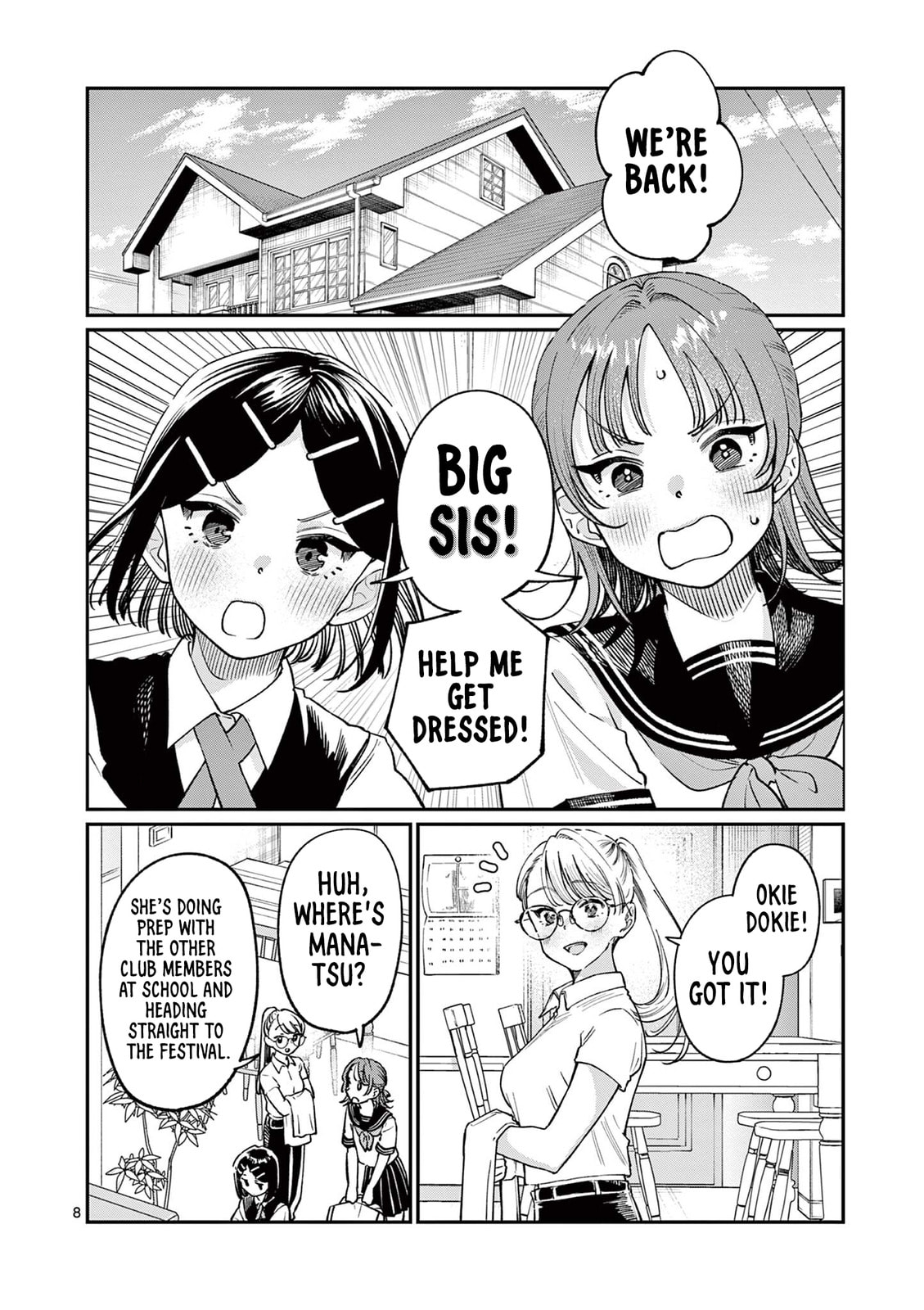 Wakaba San Chi no Aoi Koi Chapter 39 page 8 - 