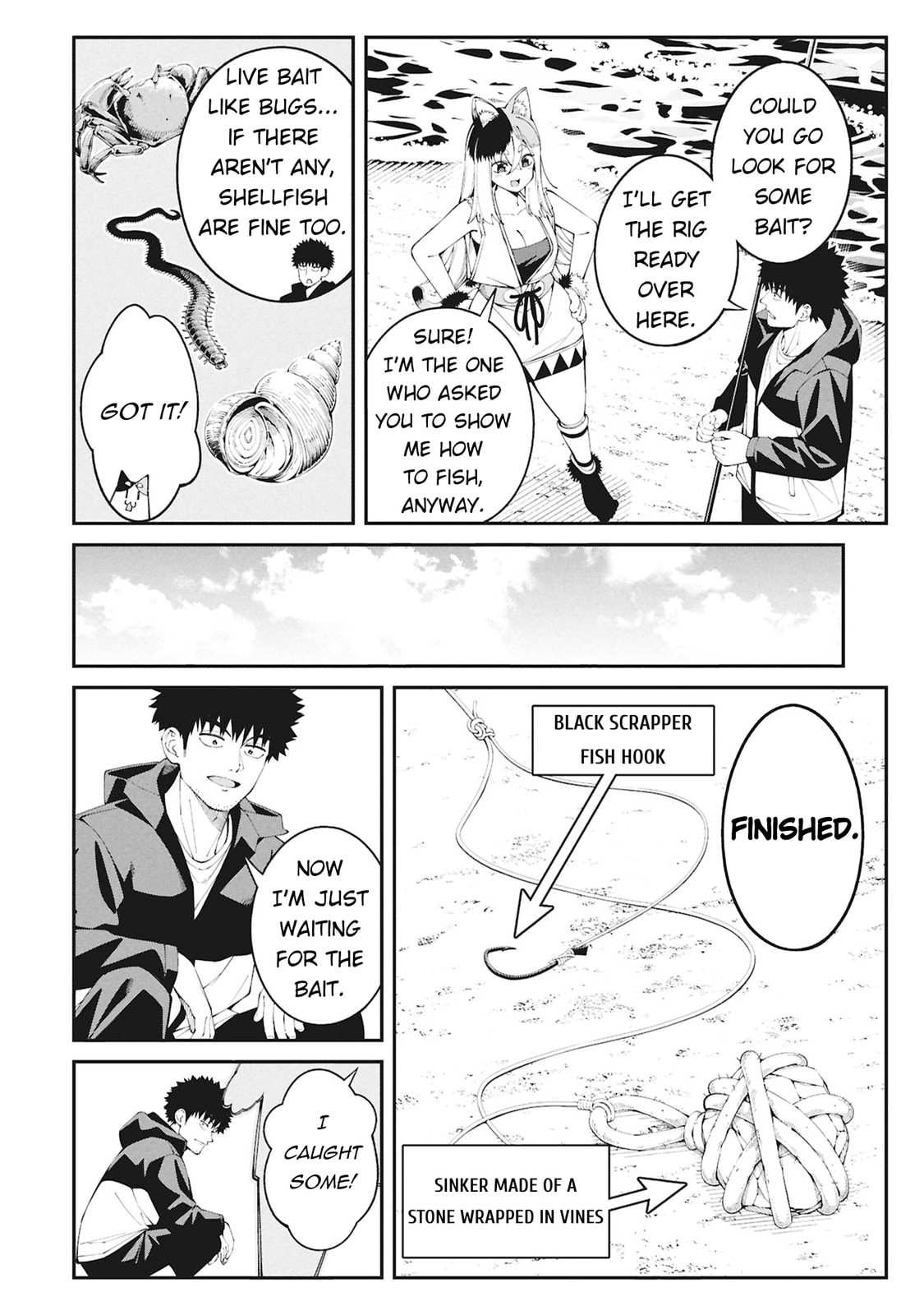 Wandering Around Another World with Just One Fishing Rod Chapter 1 page 33 - 