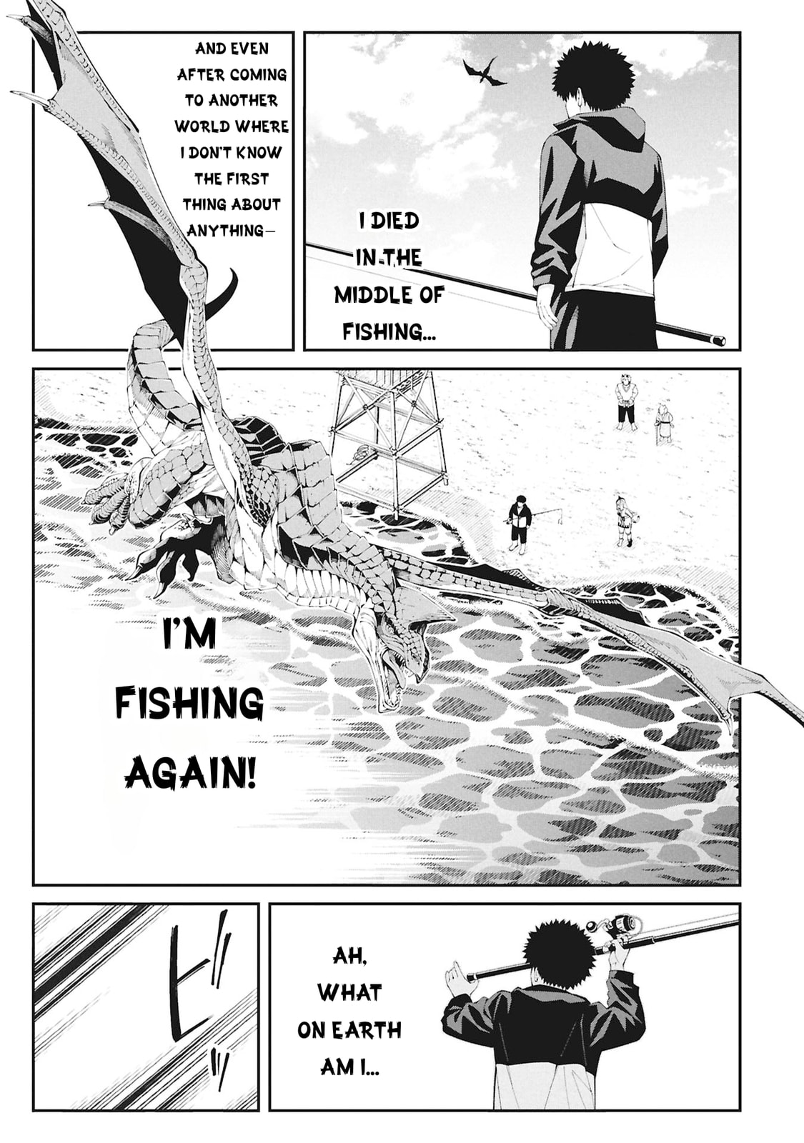 Wandering Around Another World with Just One Fishing Rod Chapter 1 page 40 - 