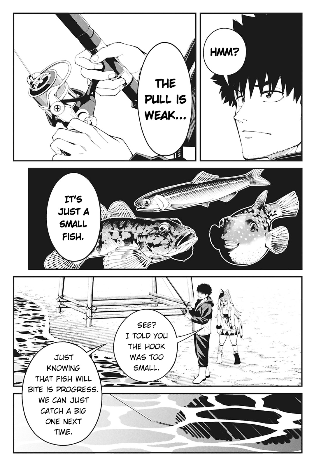 Wandering Around Another World with Just One Fishing Rod Chapter 1 page 44 - 