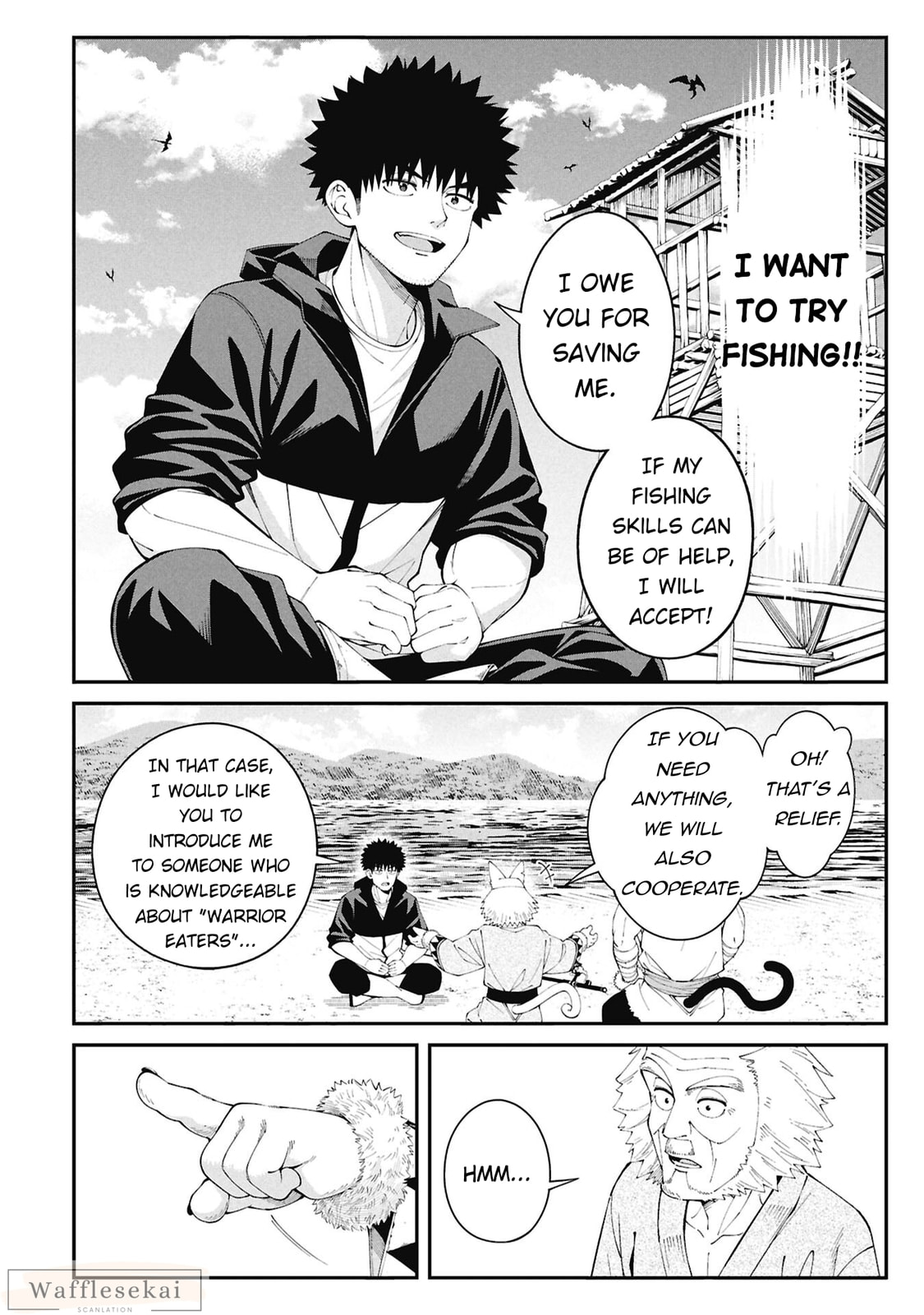 Wandering Around Another World with Just One Fishing Rod Chapter 2 page 4 - 