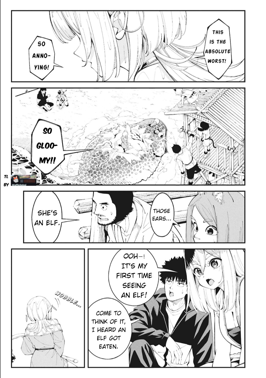 Wandering Around Another World with Just One Fishing Rod Chapter 4 page 1 - 