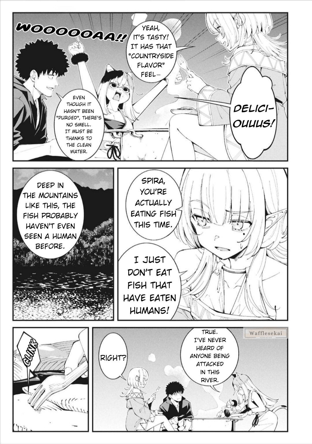 Wandering Around Another World with Just One Fishing Rod Chapter 5 page 22 - 