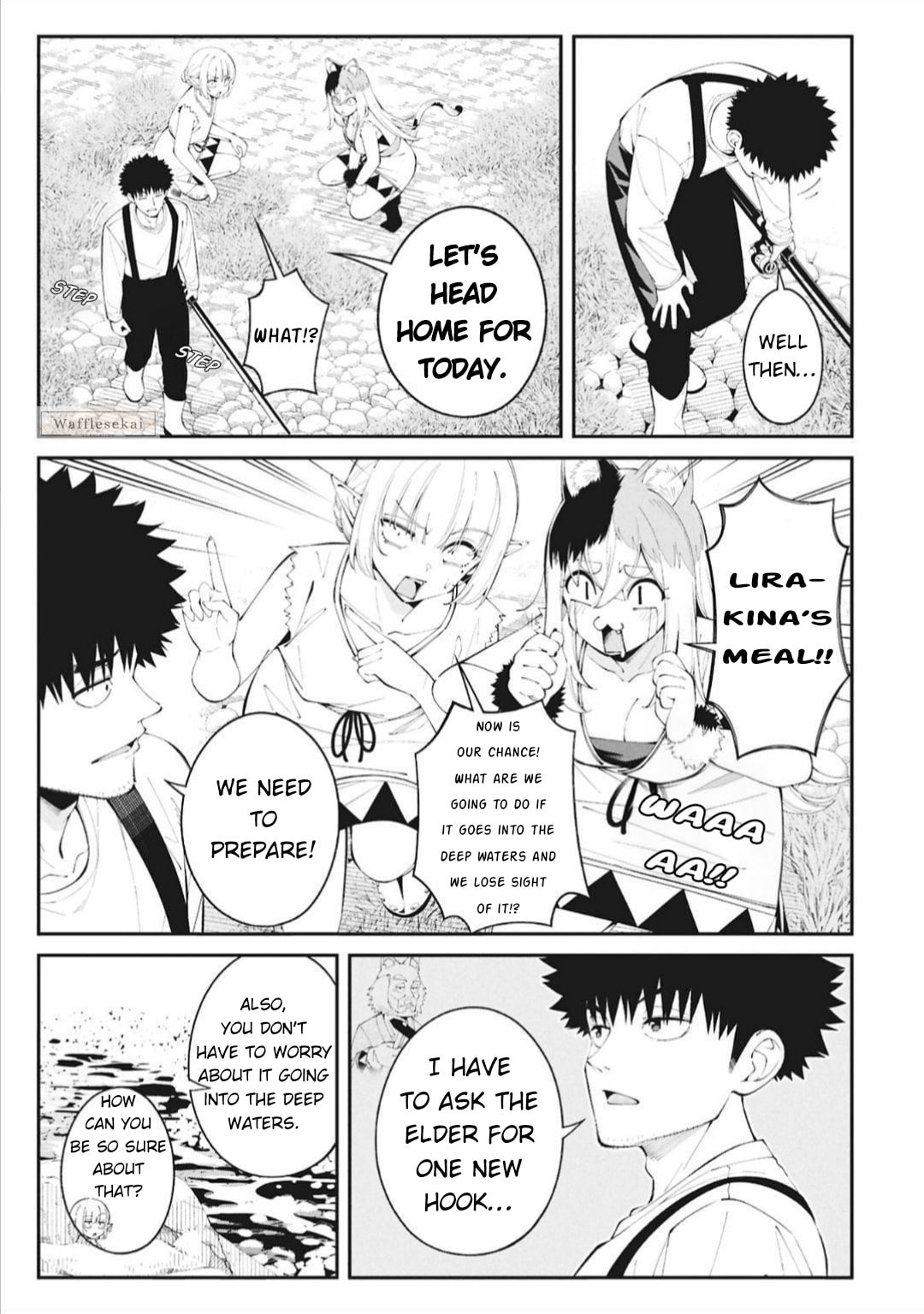 Wandering Around Another World with Just One Fishing Rod Chapter 5 page 4 - 
