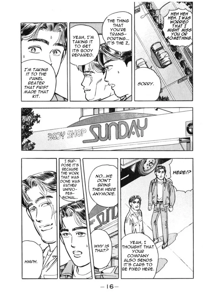 Wangan Midnight Chapter 35.2 page 16 - 