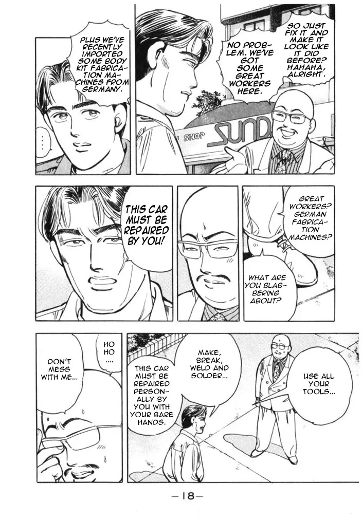 Wangan Midnight Chapter 35.2 page 18 - 