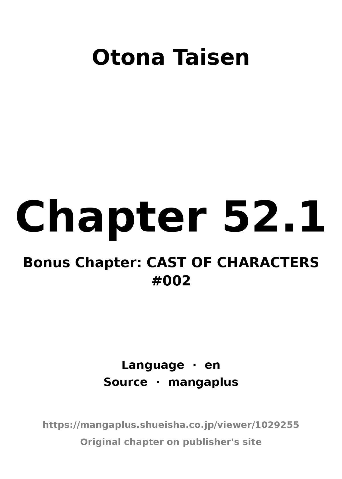 War of the Adults Chapter 52.1 page 1 - 