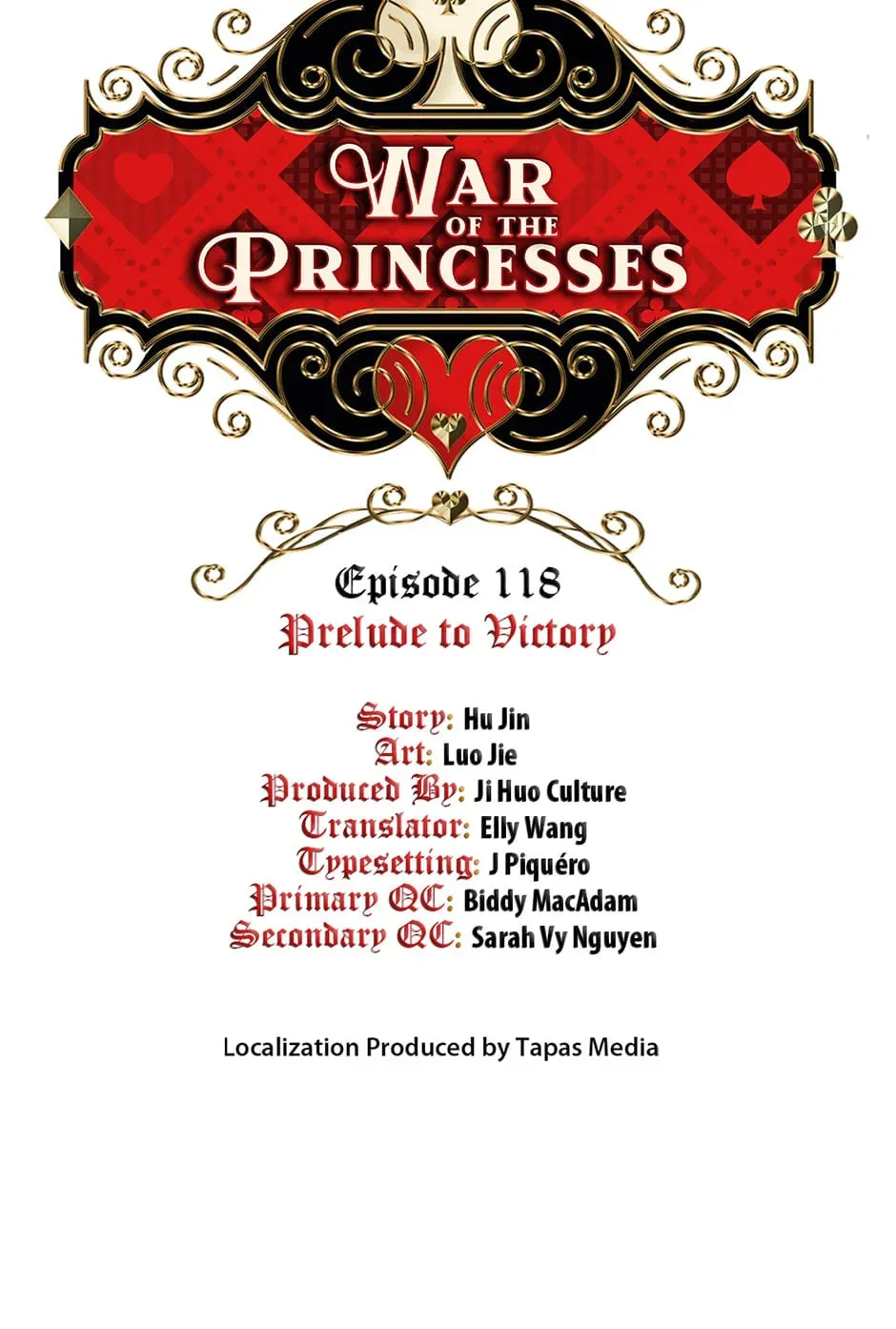 War of the Princesses (Colored) Chapter 118.1 page 110 - 