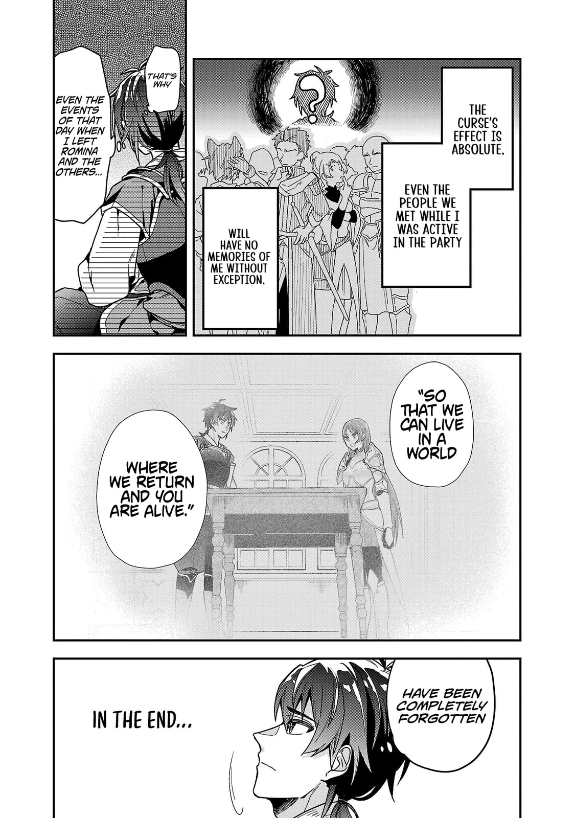 Wasurerareshi no Eiyuutan - Seiyuujo Party ni Yasashiki Tsuihou wo Sareta Otoko wa, Kioku ni Nokorazutomo Kanojo-tachi wo Sukuu Chapter 2.2 page 4 - 
