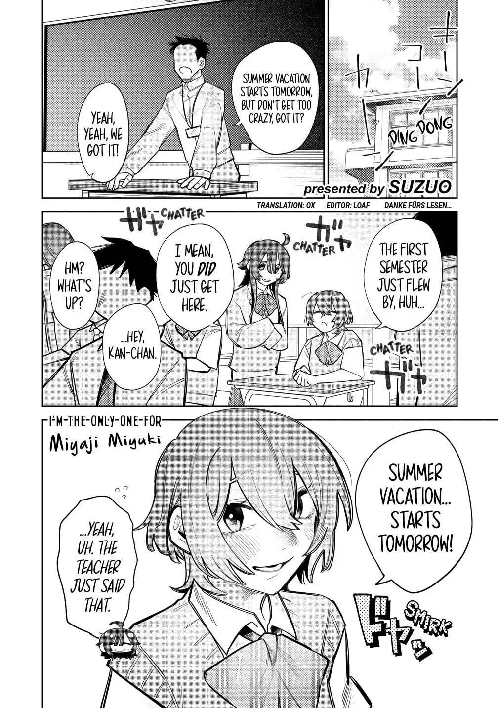Watashi dake ga Miyaji Miyuki wo Aishiteiru Chapter 6 page 1 - 