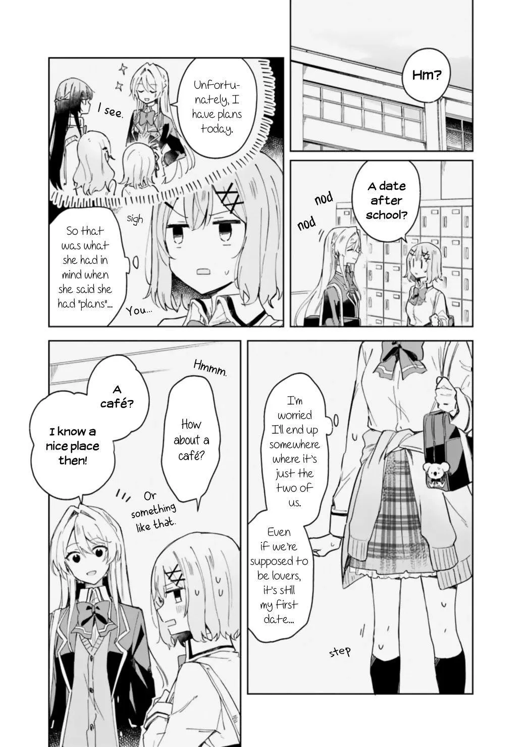 Watashi Ga Koibito Ni Nareru Wake Naijan, Muri Muri! Chapter 4 page 3 - 