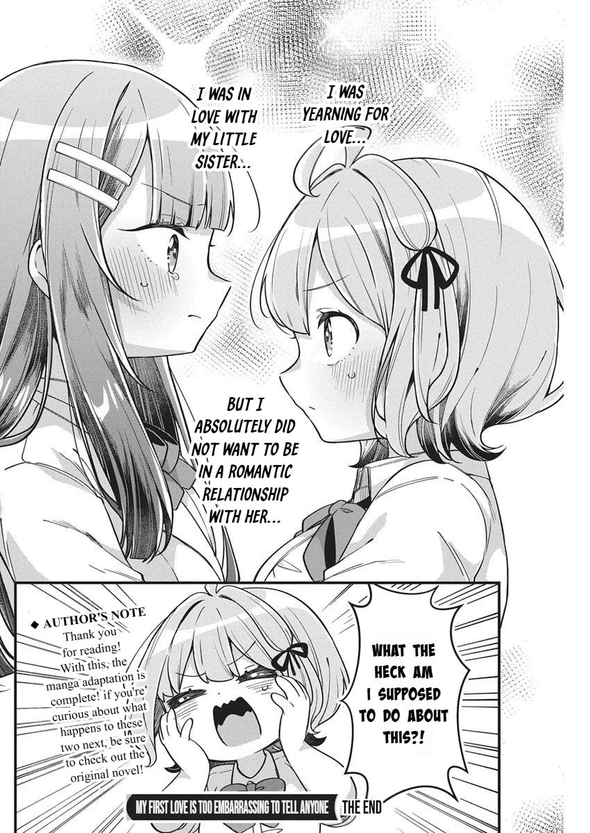Watashi no Hatsukoi wa Hazukashisugite Darenimo Ienai Chapter 30 page 19 - 