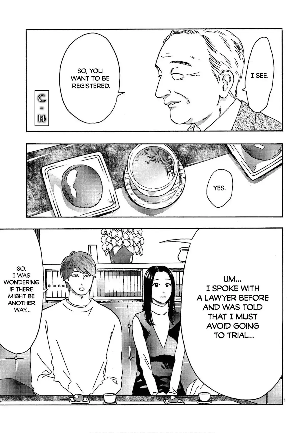 Watashi no Otto wa Reitouko ni Nemutte Iru Chapter 14 page 1 - 