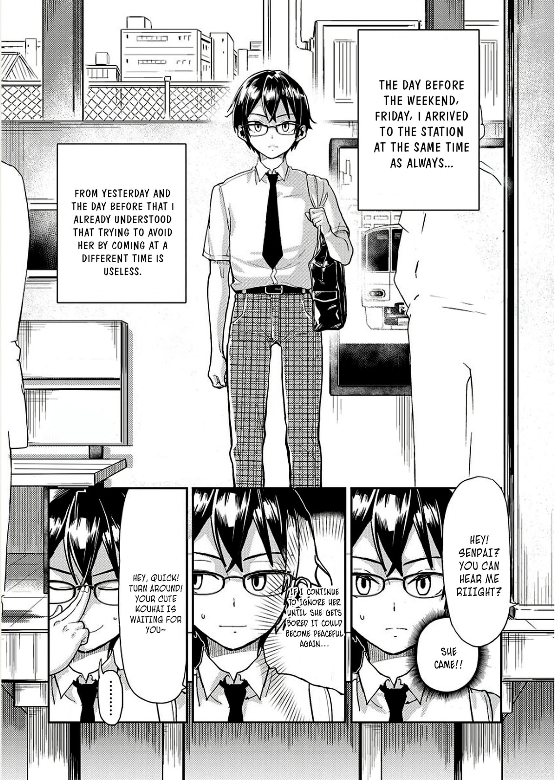 Watashi no Shiranai, Senpai no 100-ko no Koto Chapter 4 page 1 - 