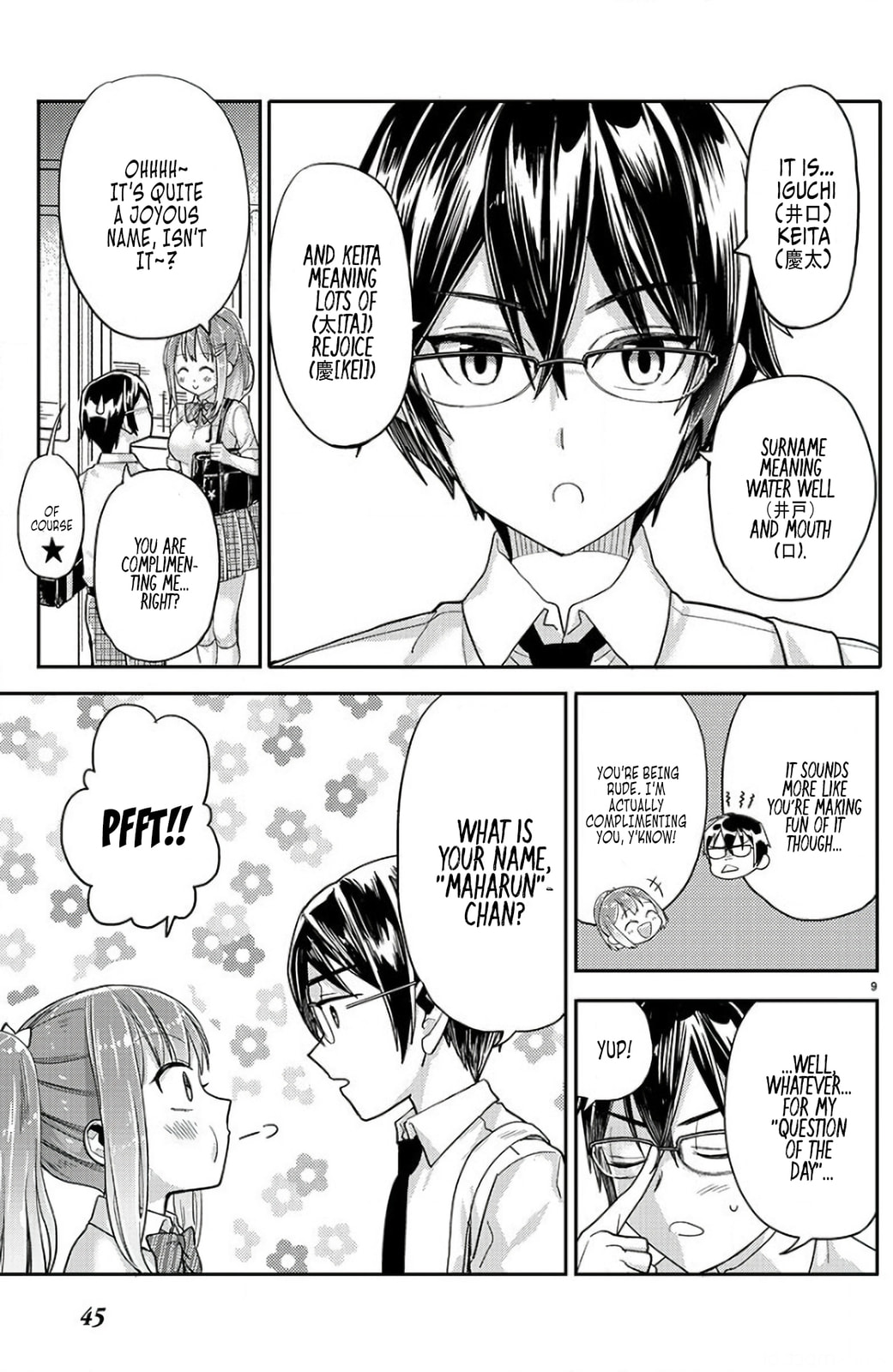 Watashi no Shiranai, Senpai no 100-ko no Koto Chapter 4 page 9 - 