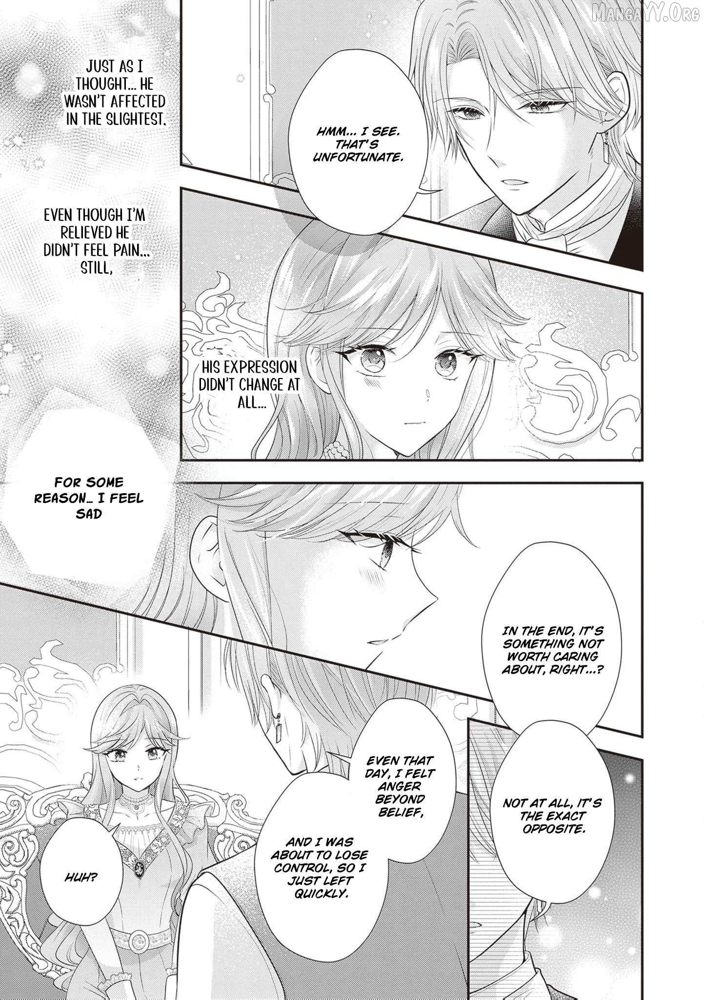 We were supposed to separate... but the cold duke refuses to let me go! Chapter 11 page 8 - 